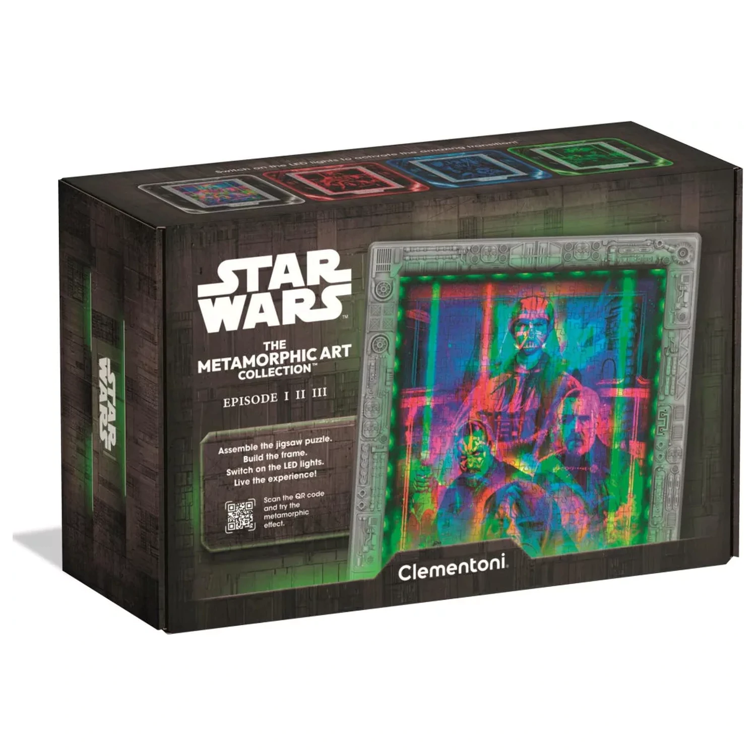 Star Wars Metamorphic puzzle od 520 dijelova s LED okvirom fotografija proizvoda
