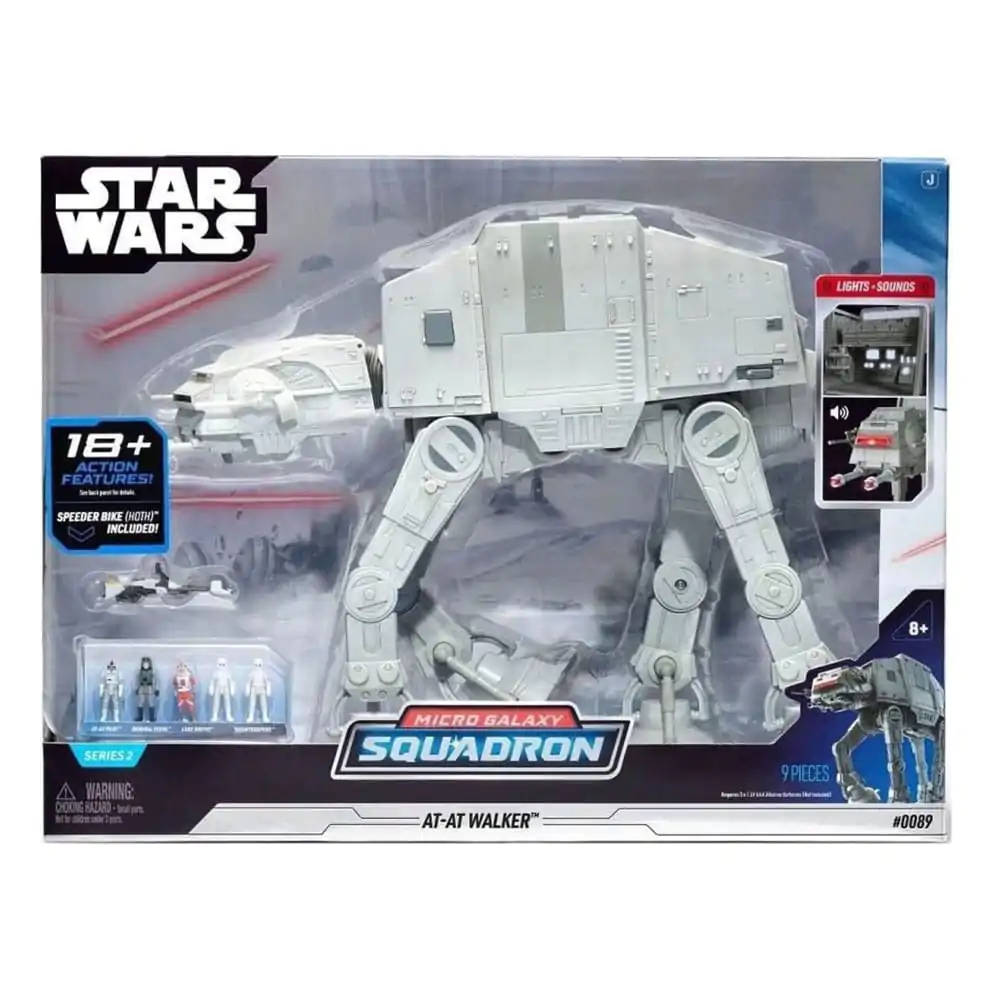 Star Wars Micro Galaxy Squadron Feature Vehicle s figurama Assault Class AT-AT 24 cm fotografija proizvoda