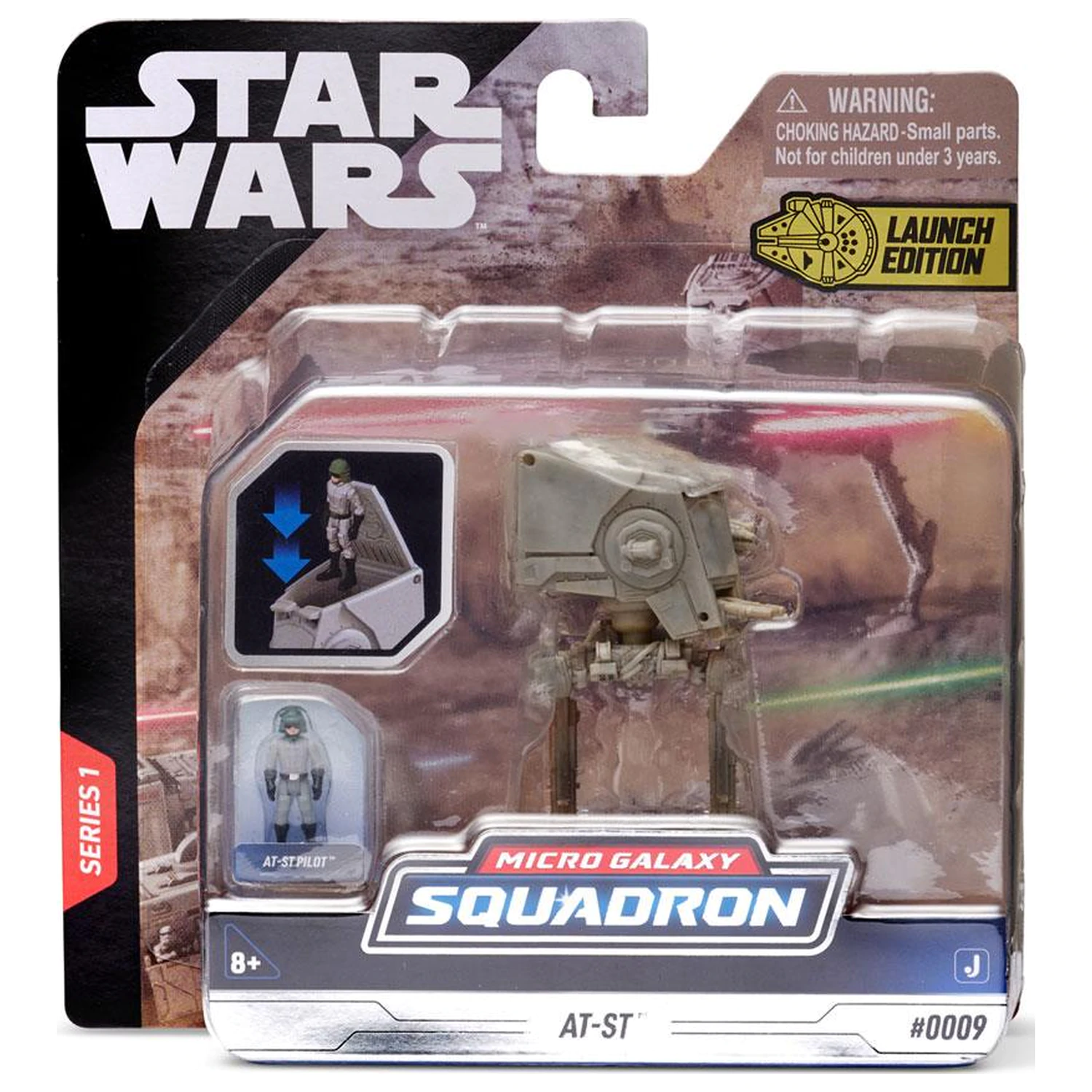 Star Wars Micro Galaxy Squadron vozilo s figurom AT-ST 7,5 cm fotografija proizvoda