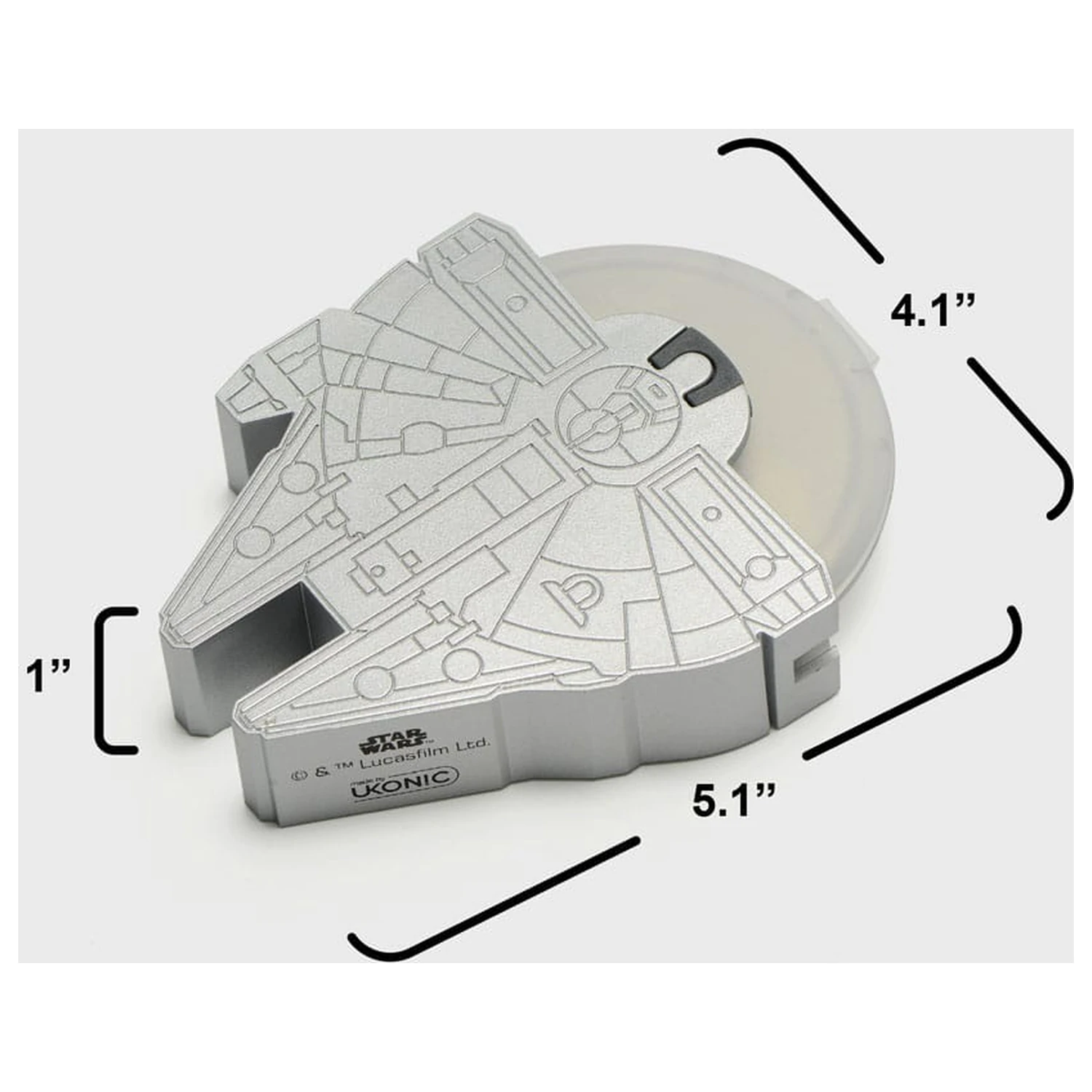 Star Wars rezač za pizzu Millennium Falcon fotografija proizvoda