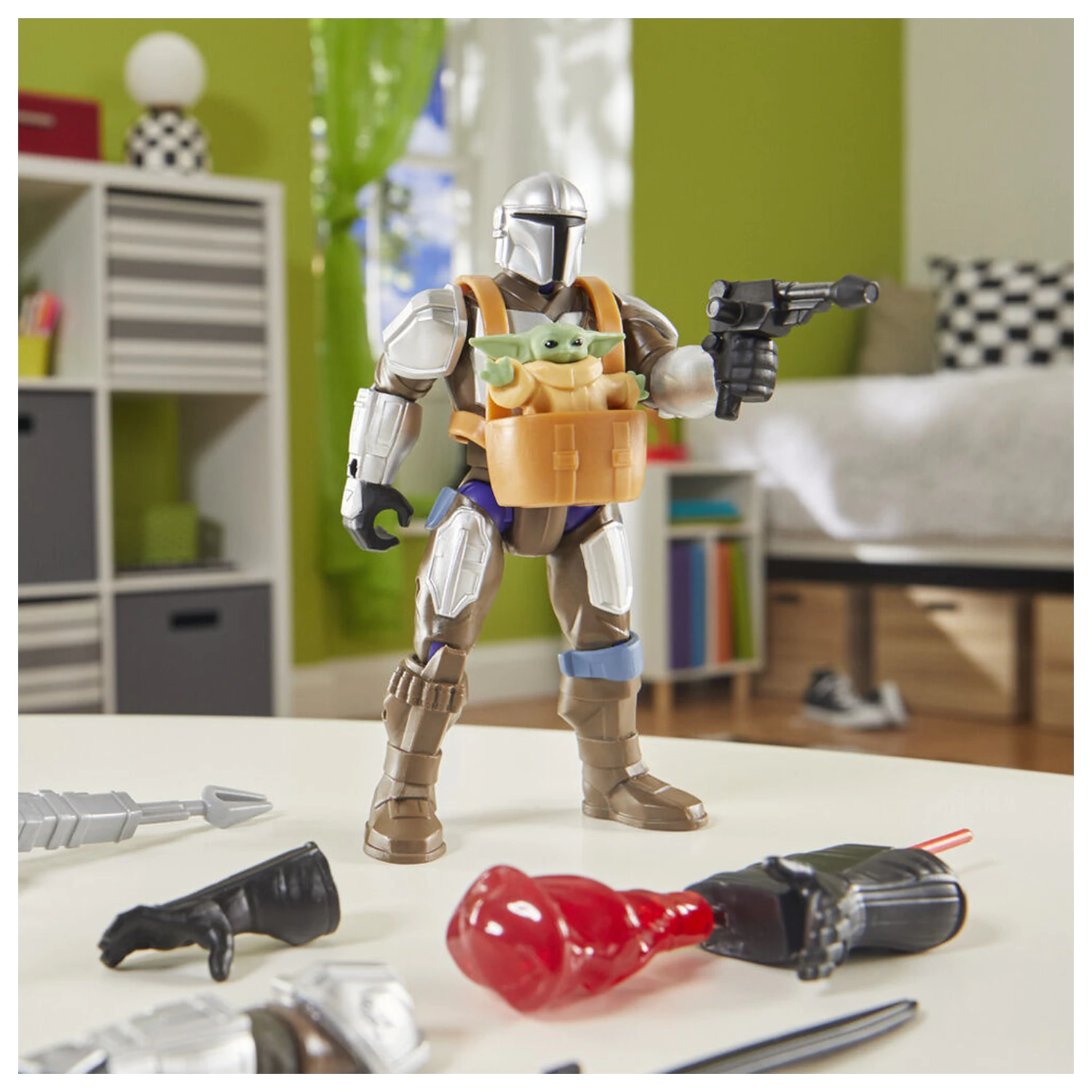 Star Wars Mix Mashers The Mandalorian & Grogu Deluxe figure 12 cm fotografija proizvoda