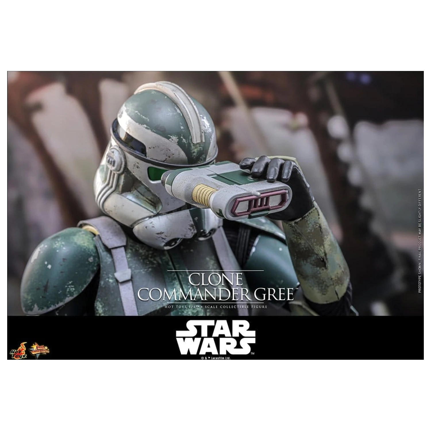 Star Wars Movie Masterpiece Akcijska figura 1/6 Clone Commander Gree 30 cm fotografija proizvoda