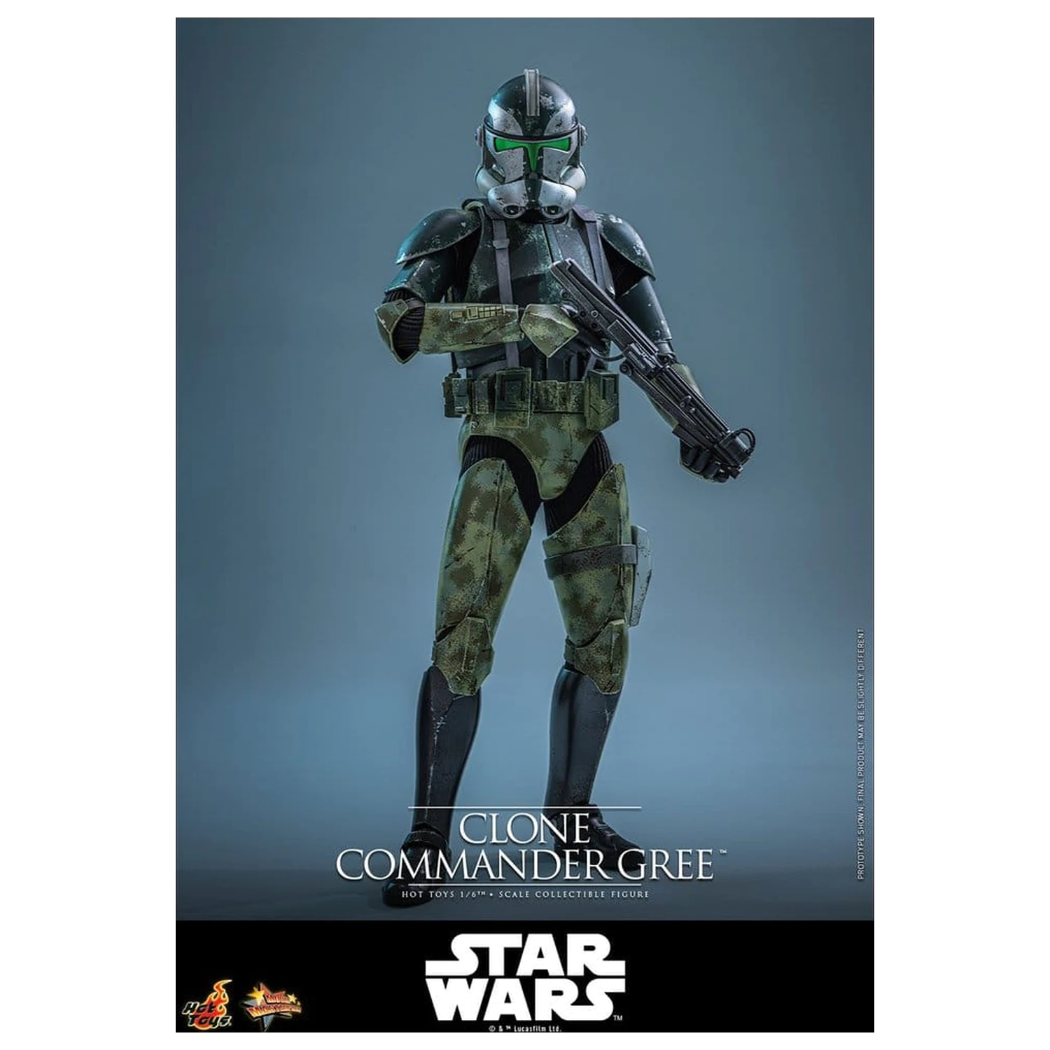 Star Wars Movie Masterpiece Akcijska figura 1/6 Clone Commander Gree 30 cm fotografija proizvoda