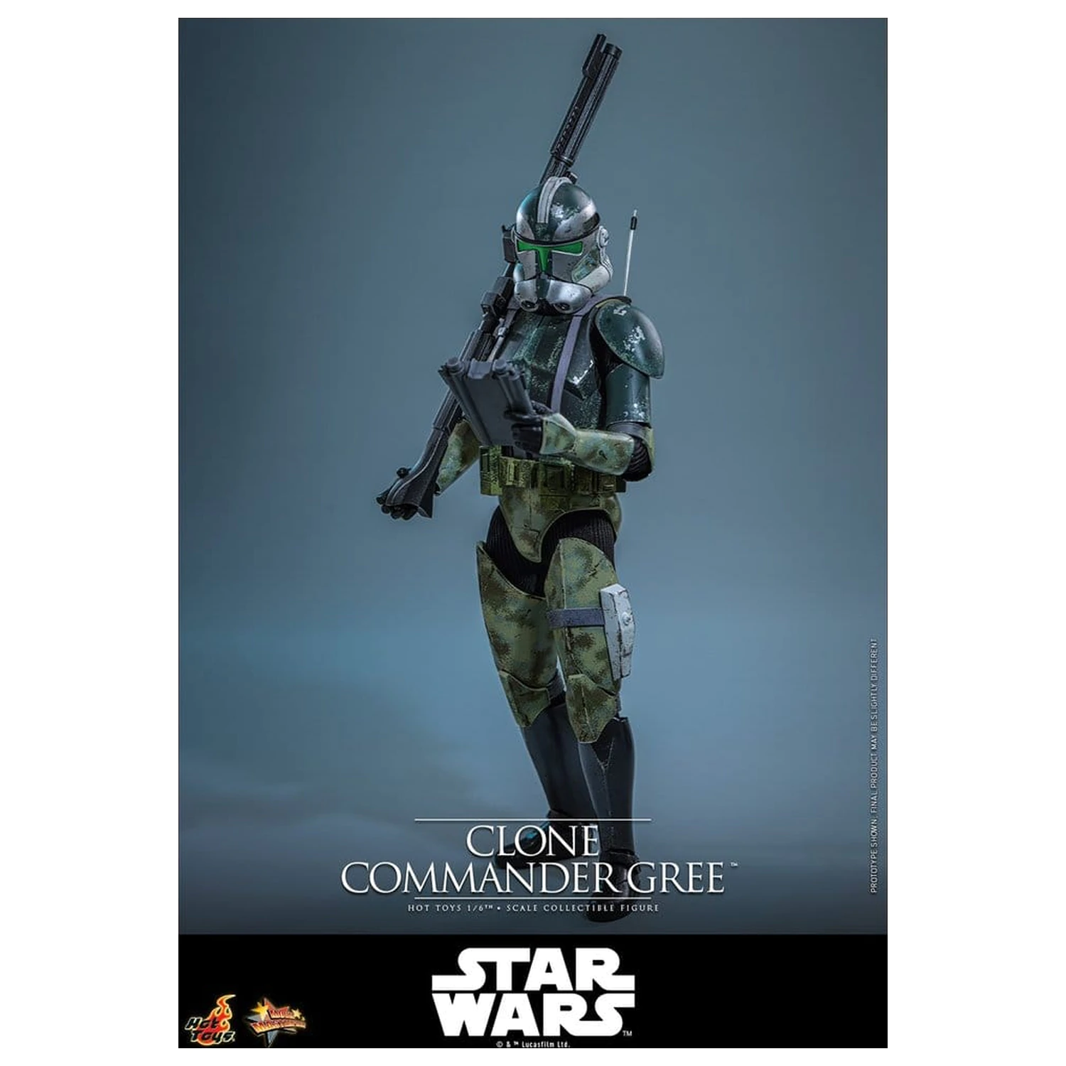 Star Wars Movie Masterpiece Akcijska figura 1/6 Clone Commander Gree 30 cm fotografija proizvoda
