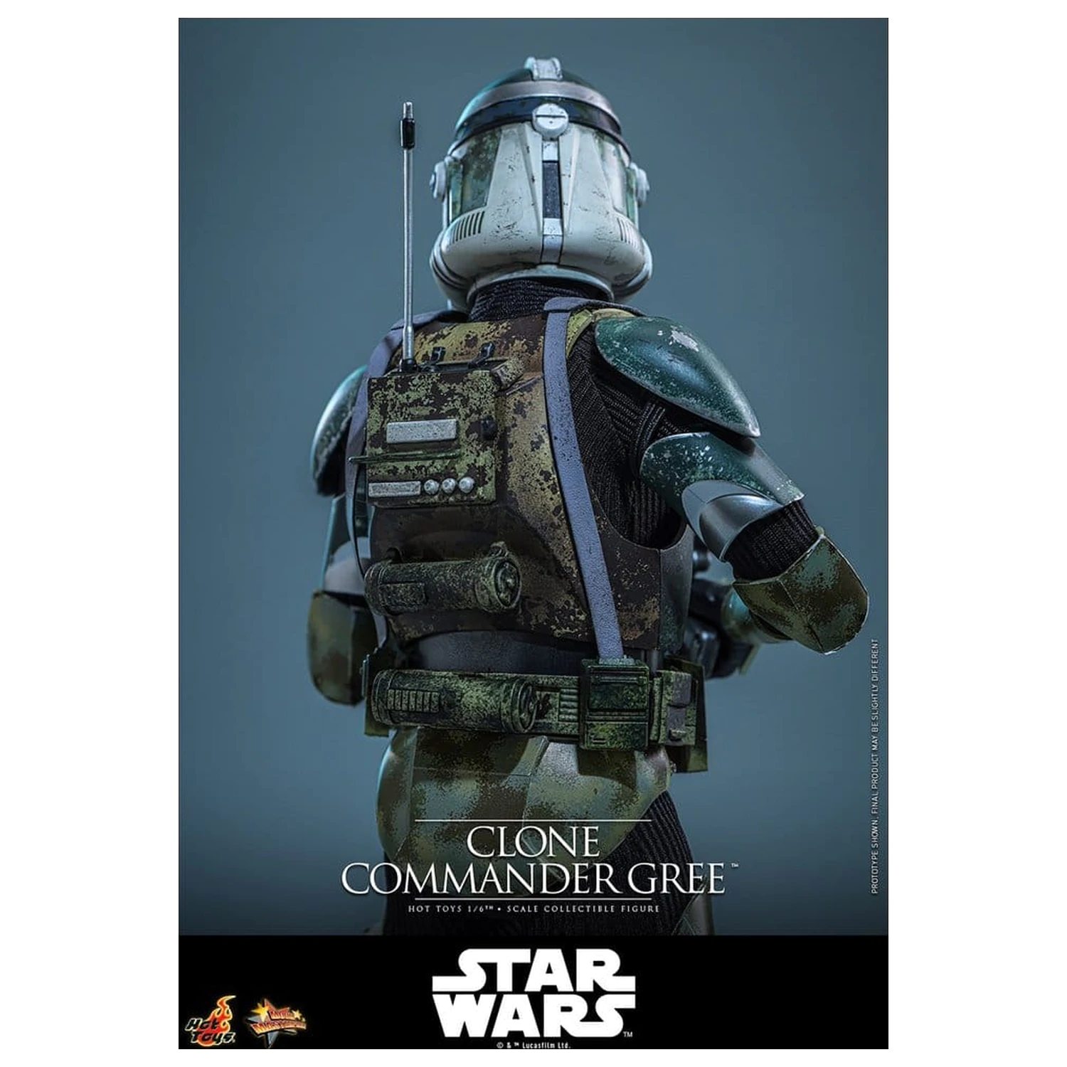 Star Wars Movie Masterpiece Akcijska figura 1/6 Clone Commander Gree 30 cm fotografija proizvoda