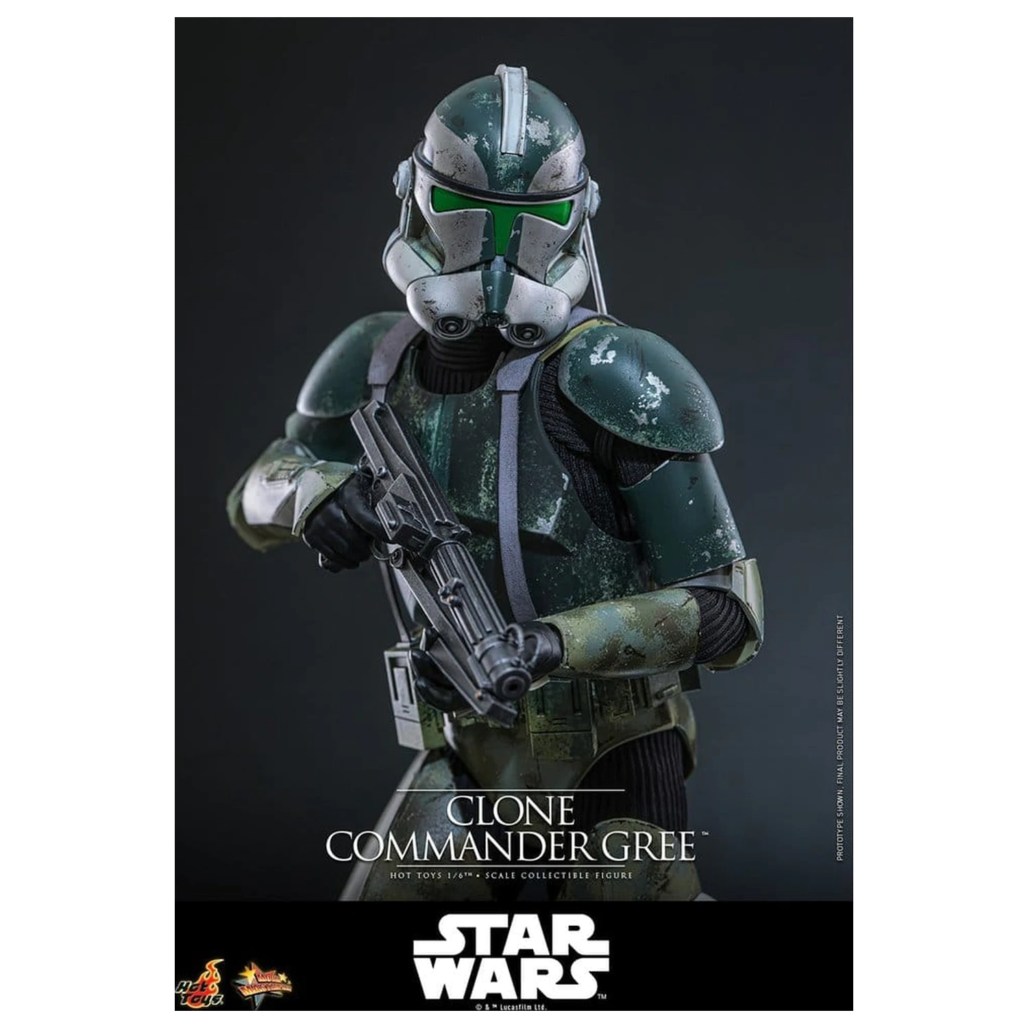 Star Wars Movie Masterpiece Akcijska figura 1/6 Clone Commander Gree 30 cm fotografija proizvoda