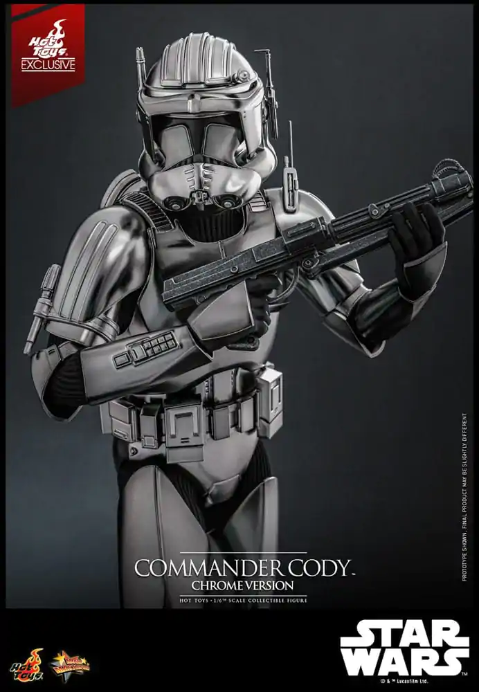 Star Wars Movie Masterpiece Akcijska figura 1/6 Commander Cody (Chrome Version) Hot Toys Exclusive 30 cm fotografija proizvoda