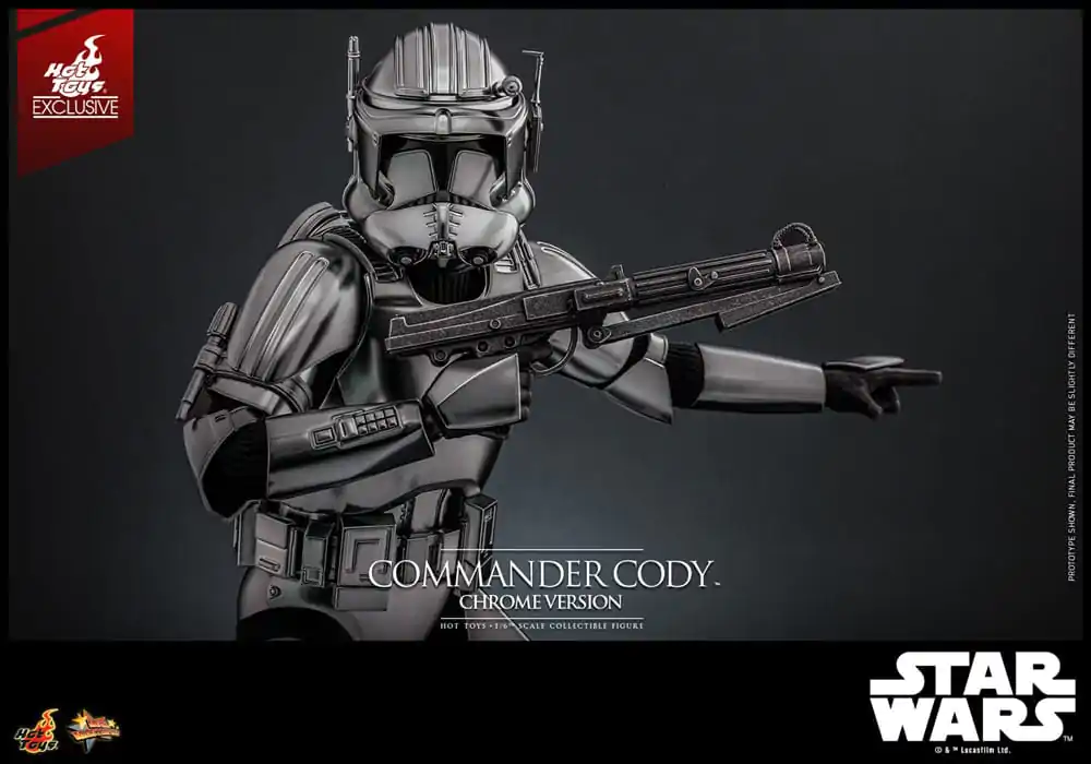 Star Wars Movie Masterpiece Akcijska figura 1/6 Commander Cody (Chrome Version) Hot Toys Exclusive 30 cm fotografija proizvoda