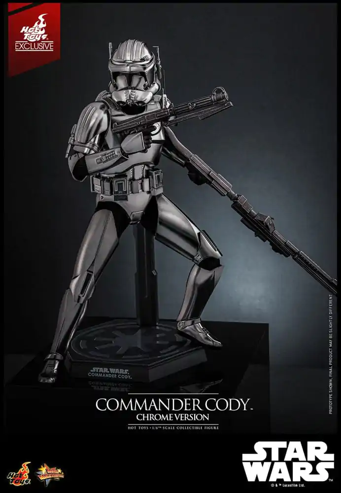 Star Wars Movie Masterpiece Akcijska figura 1/6 Commander Cody (Chrome Version) Hot Toys Exclusive 30 cm fotografija proizvoda