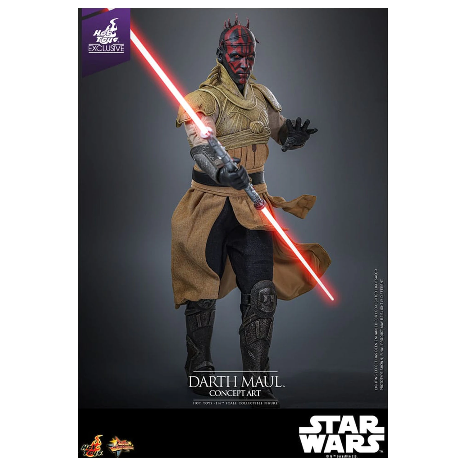 Star Wars Movie Masterpiece akcijska figura 1/6 Darth Maul (Concept Art) Hot Toys Exclusive 35 cm fotografija proizvoda