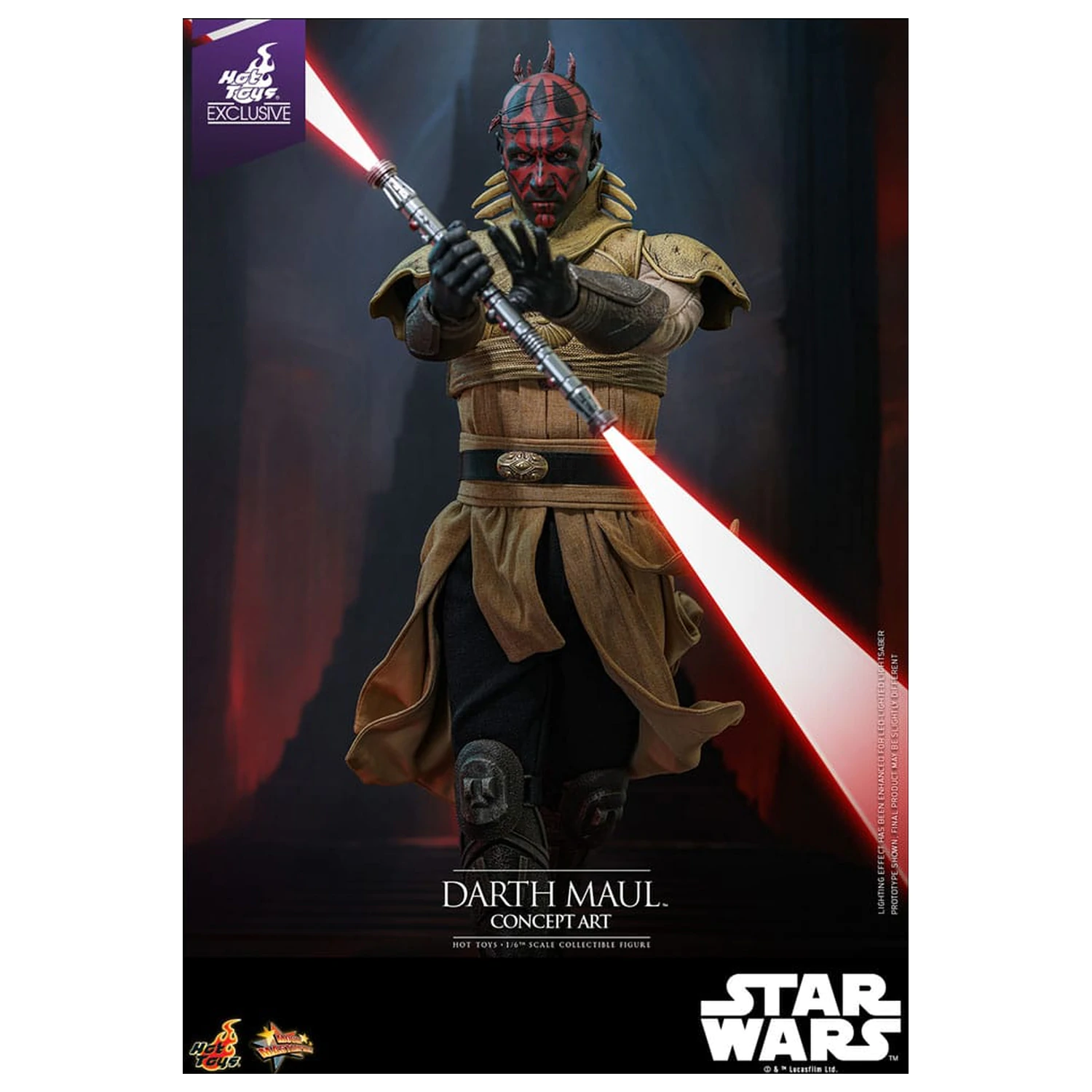 Star Wars Movie Masterpiece akcijska figura 1/6 Darth Maul (Concept Art) Hot Toys Exclusive 35 cm fotografija proizvoda