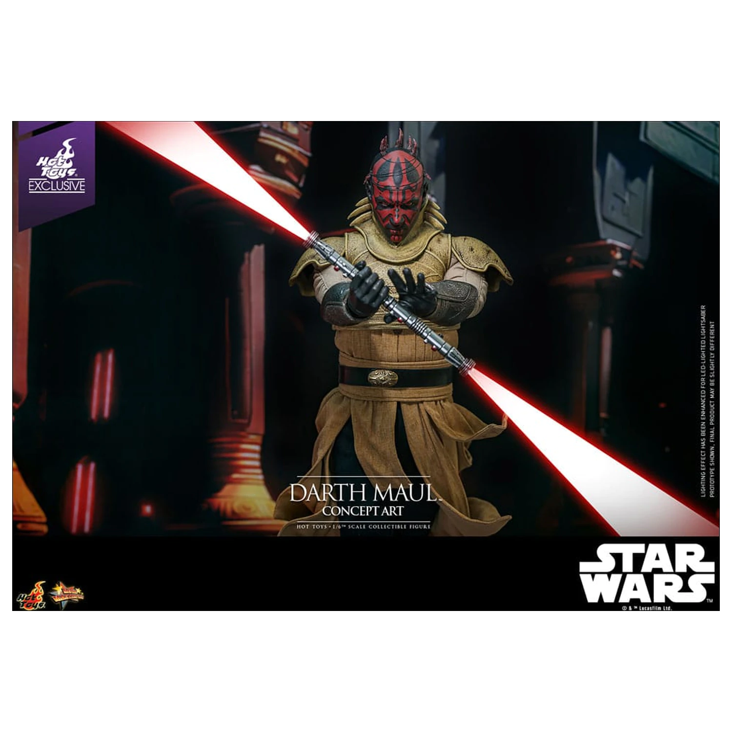 Star Wars Movie Masterpiece akcijska figura 1/6 Darth Maul (Concept Art) Hot Toys Exclusive 35 cm fotografija proizvoda