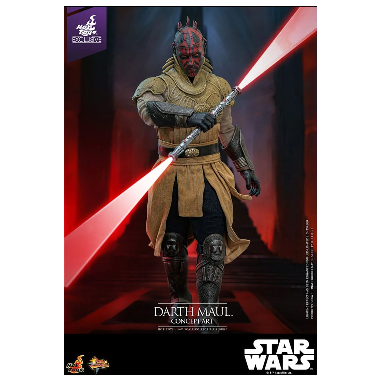 Star Wars Movie Masterpiece akcijska figura 1/6 Darth Maul (Concept Art) Hot Toys Exclusive 35 cm fotografija proizvoda