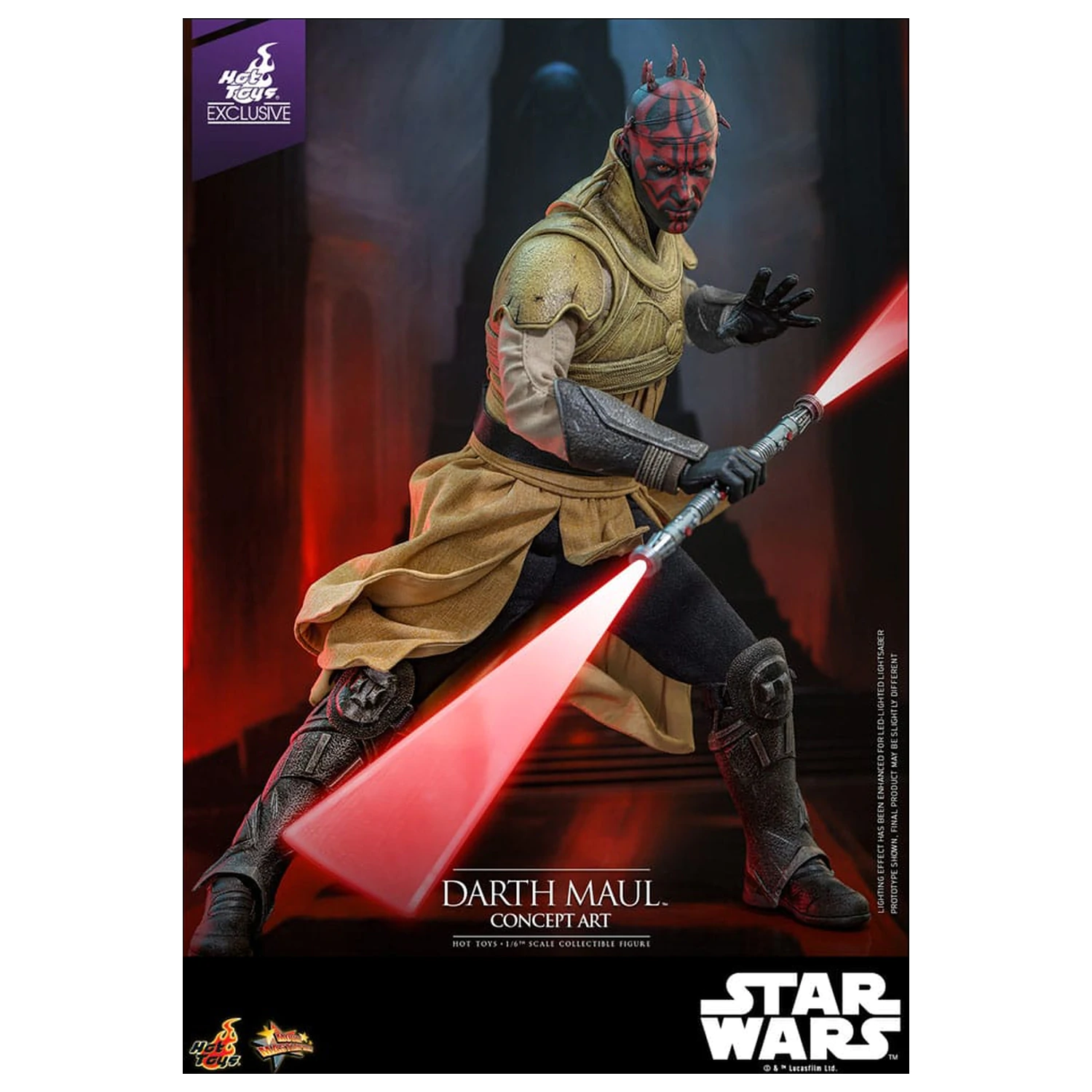 Star Wars Movie Masterpiece akcijska figura 1/6 Darth Maul (Concept Art) Hot Toys Exclusive 35 cm fotografija proizvoda
