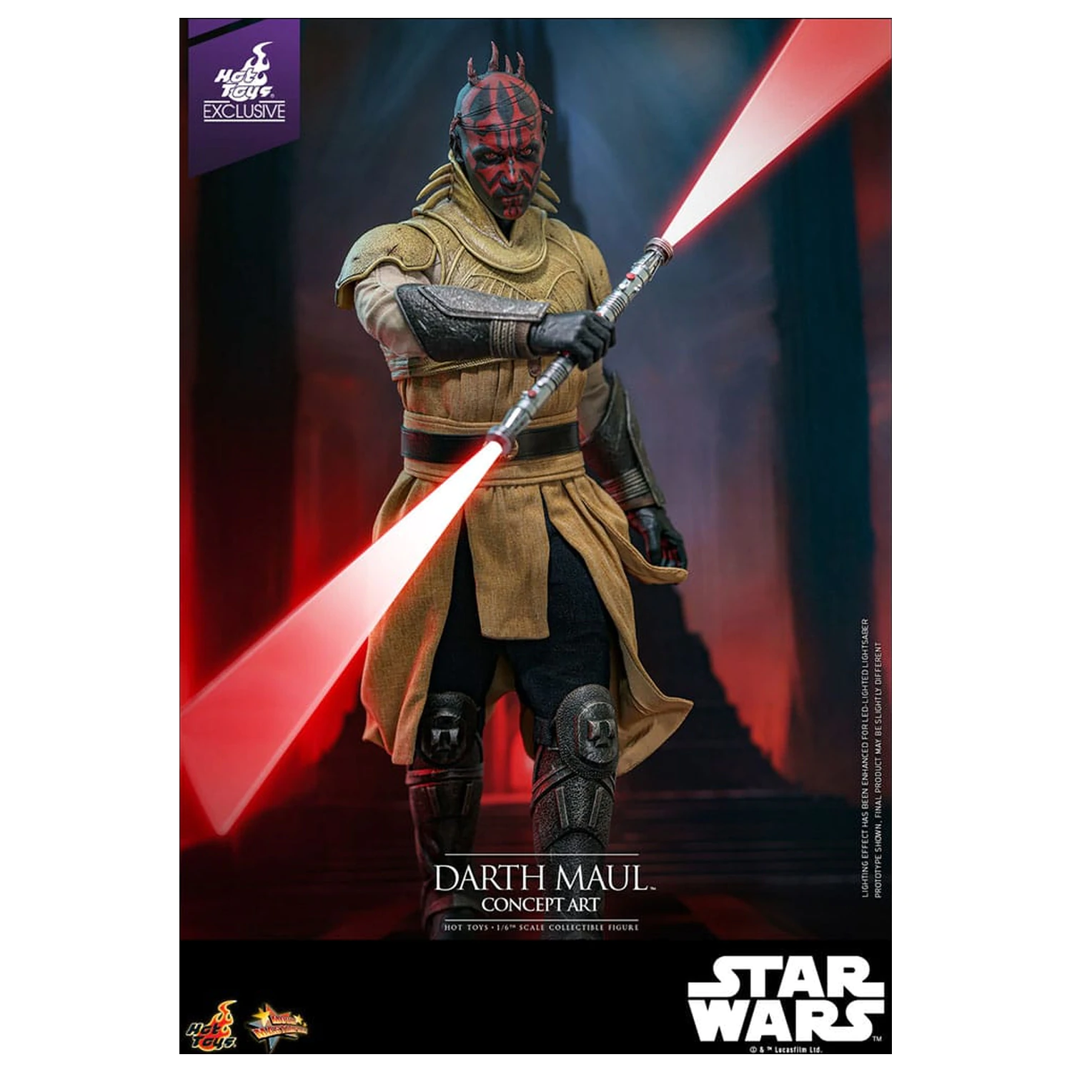 Star Wars Movie Masterpiece akcijska figura 1/6 Darth Maul (Concept Art) Hot Toys Exclusive 35 cm fotografija proizvoda