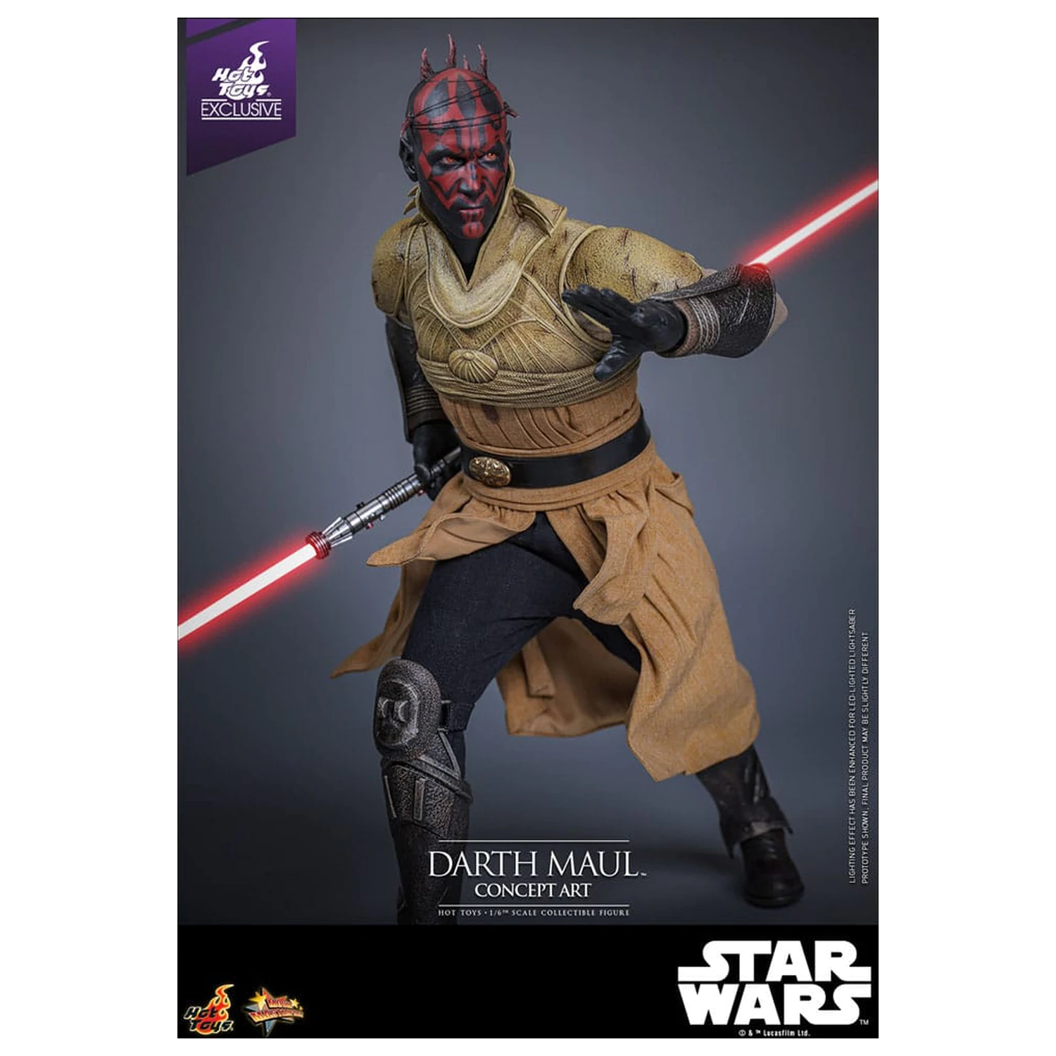 Star Wars Movie Masterpiece akcijska figura 1/6 Darth Maul (Concept Art) Hot Toys Exclusive 35 cm fotografija proizvoda