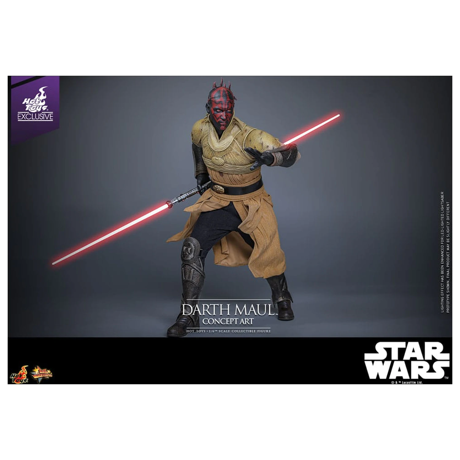 Star Wars Movie Masterpiece akcijska figura 1/6 Darth Maul (Concept Art) Hot Toys Exclusive 35 cm fotografija proizvoda