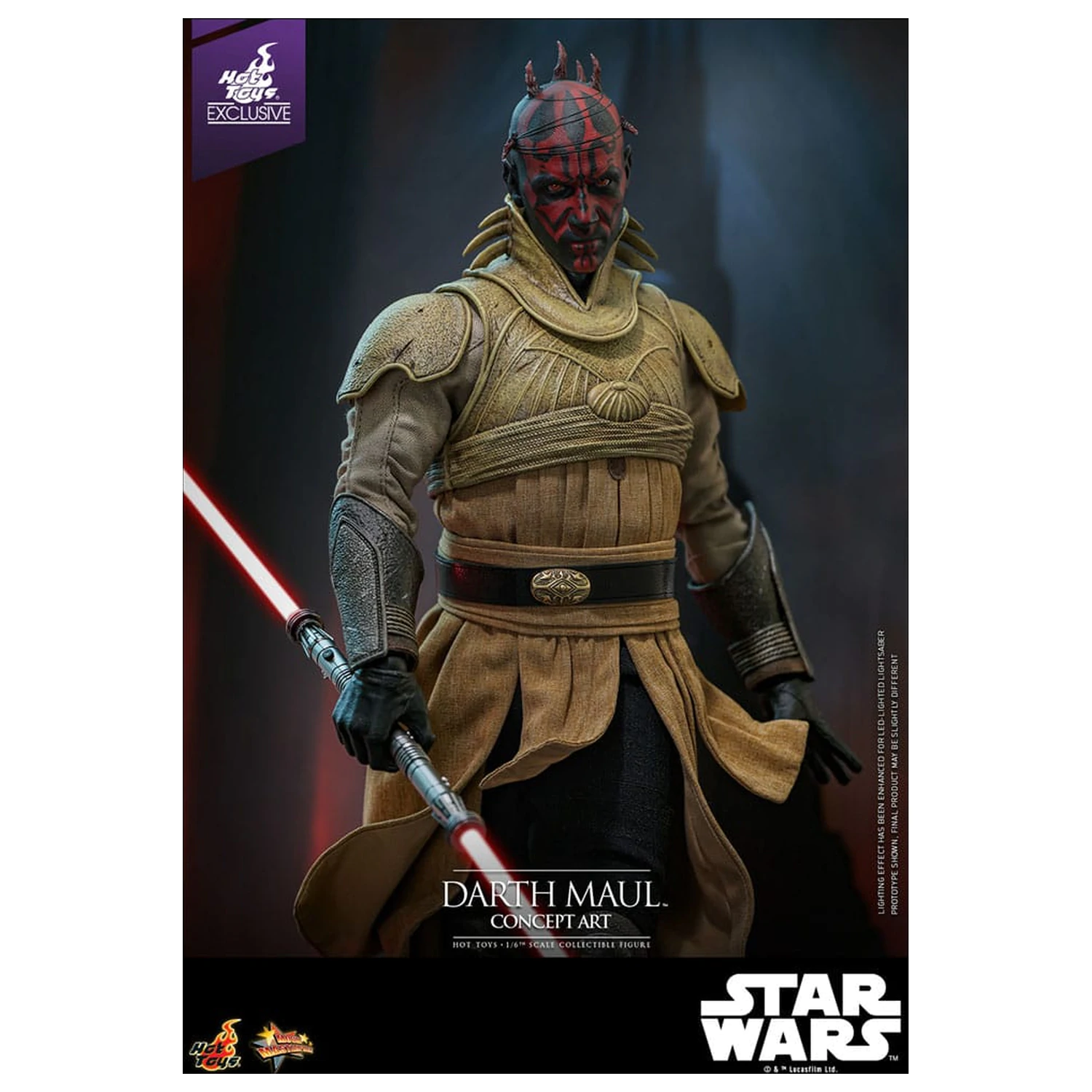 Star Wars Movie Masterpiece akcijska figura 1/6 Darth Maul (Concept Art) Hot Toys Exclusive 35 cm fotografija proizvoda