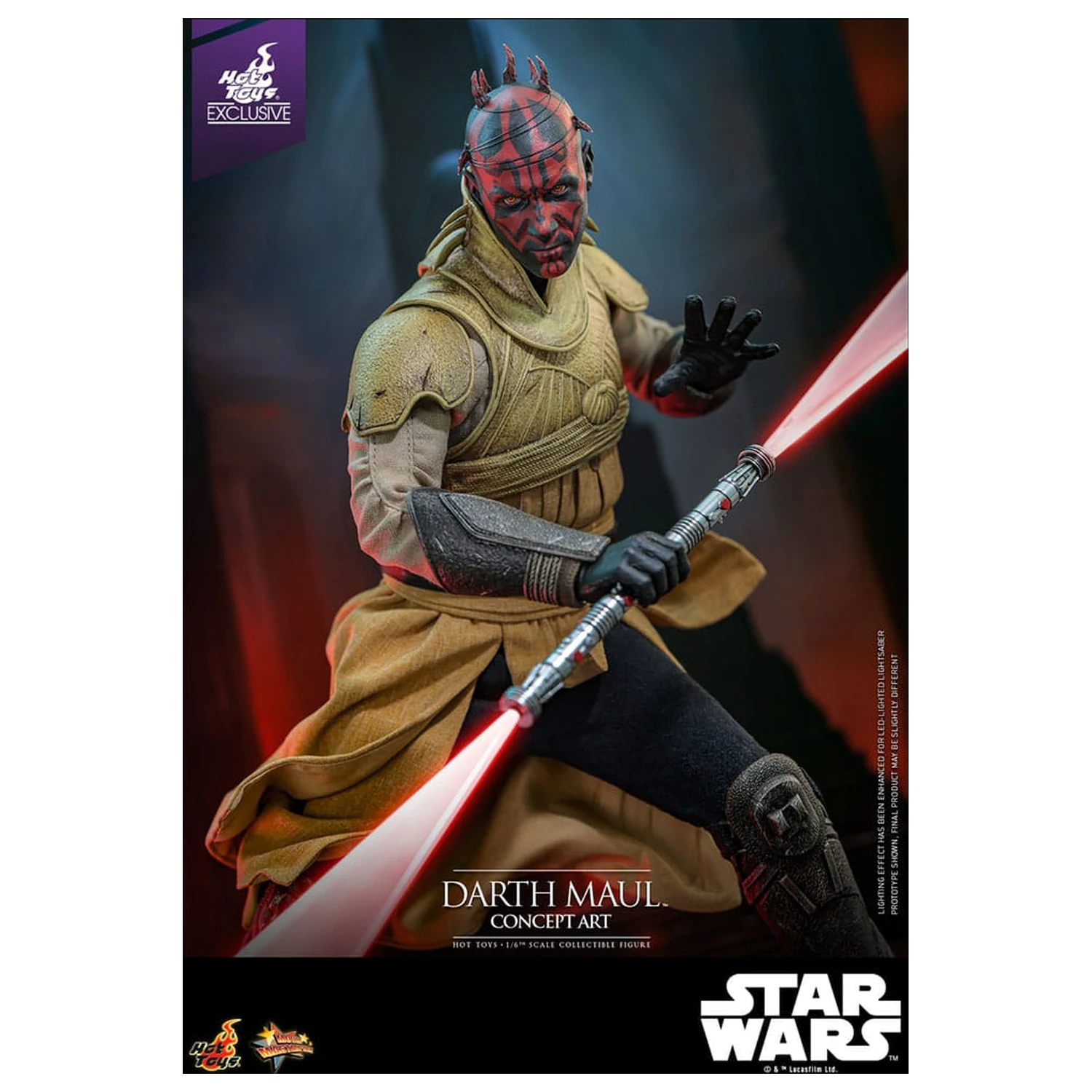 Star Wars Movie Masterpiece akcijska figura 1/6 Darth Maul (Concept Art) Hot Toys Exclusive 35 cm fotografija proizvoda