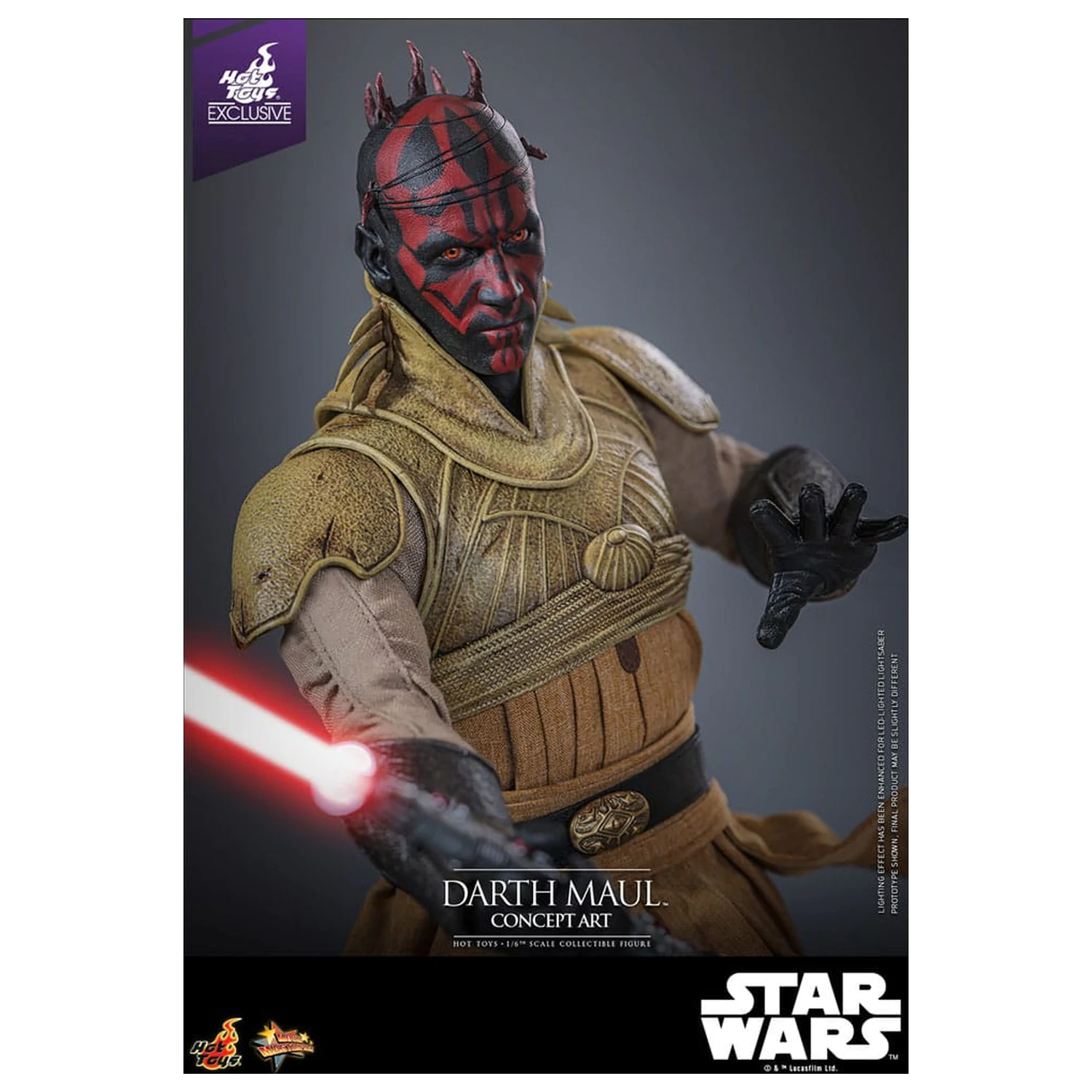 Star Wars Movie Masterpiece akcijska figura 1/6 Darth Maul (Concept Art) Hot Toys Exclusive 35 cm fotografija proizvoda