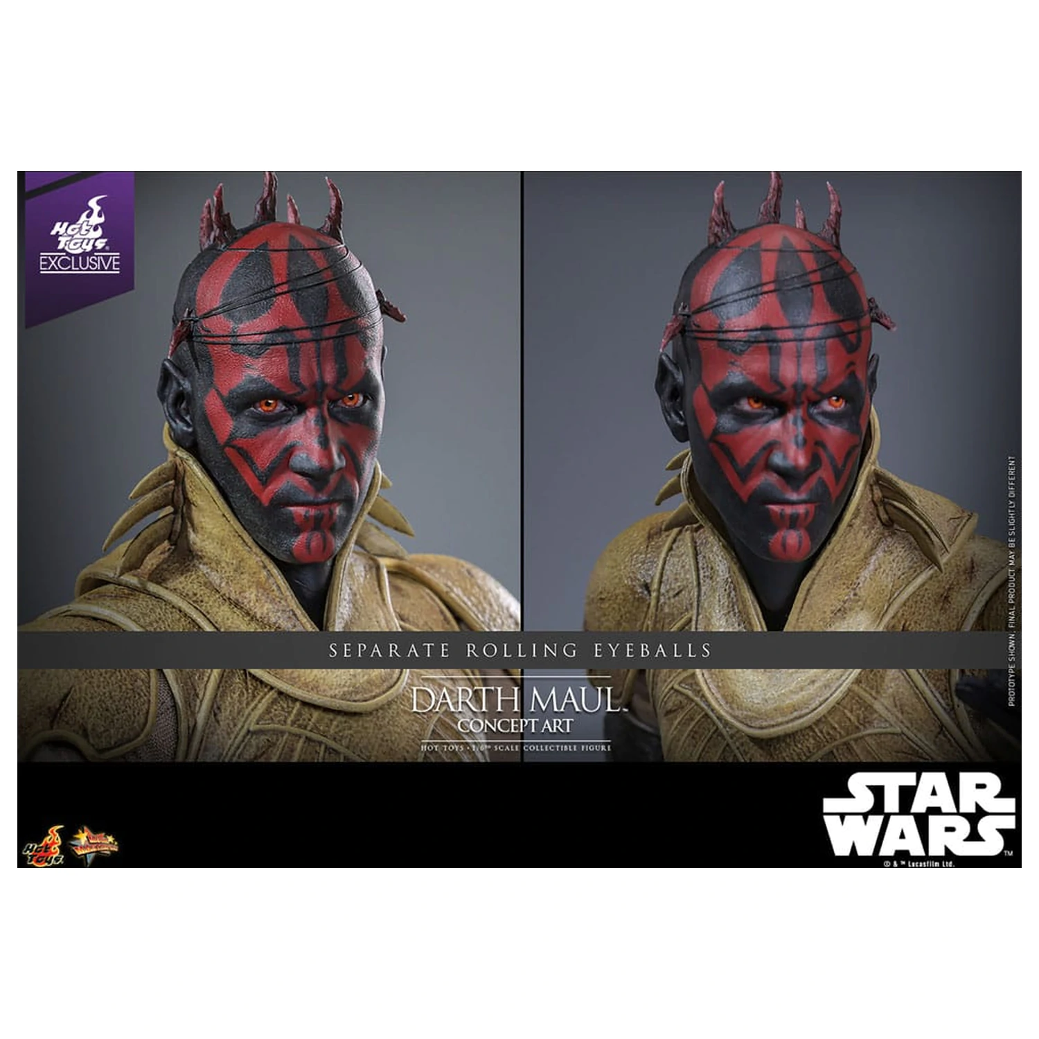 Star Wars Movie Masterpiece akcijska figura 1/6 Darth Maul (Concept Art) Hot Toys Exclusive 35 cm fotografija proizvoda