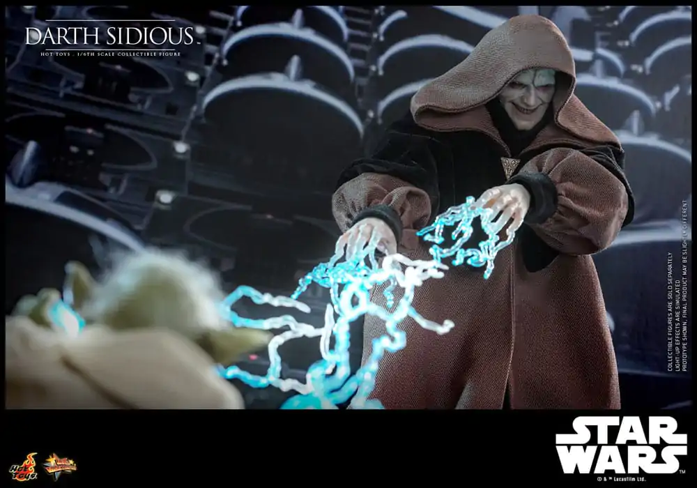 Star Wars Movie Masterpiece akcijska figura 1/6 Darth Sidious 29 cm fotografija proizvoda