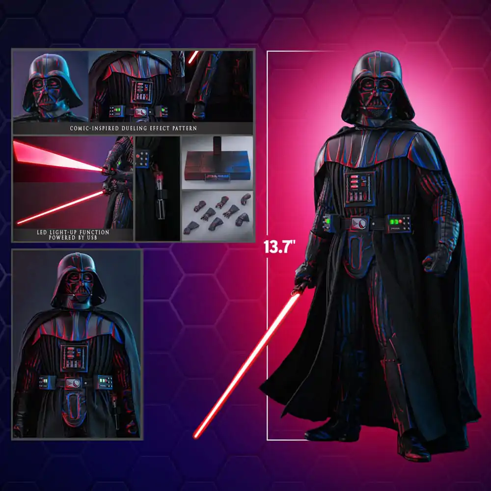 Star Wars Movie Masterpiece Akcijska figura 1/6 Darth Vader (Dueling Effect Version) Hot Toys Exclusive 35 cm fotografija proizvoda