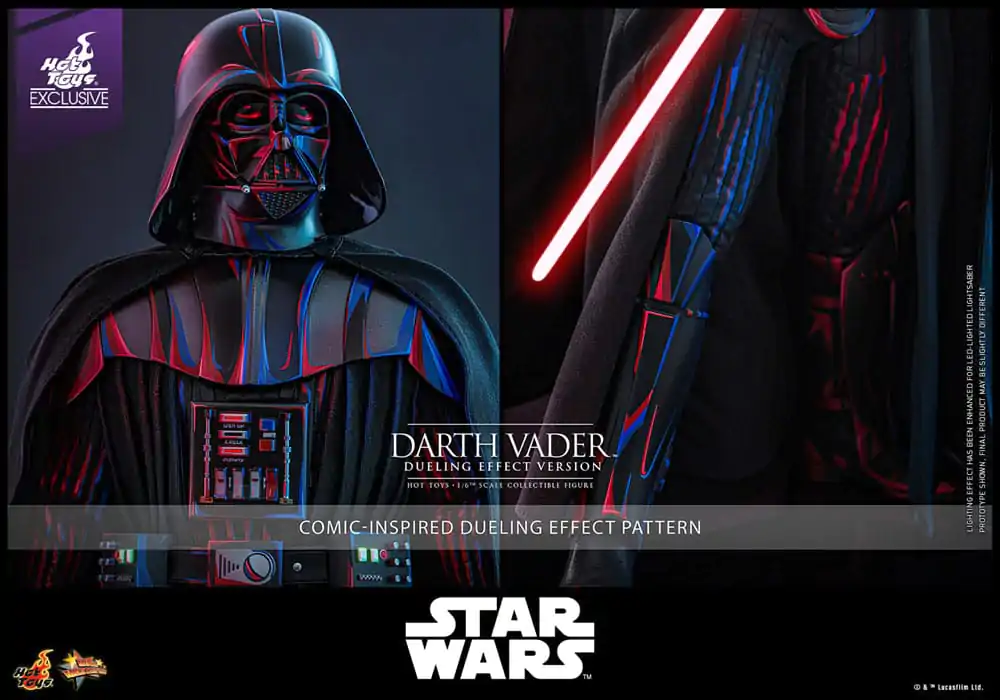 Star Wars Movie Masterpiece Akcijska figura 1/6 Darth Vader (Dueling Effect Version) Hot Toys Exclusive 35 cm fotografija proizvoda