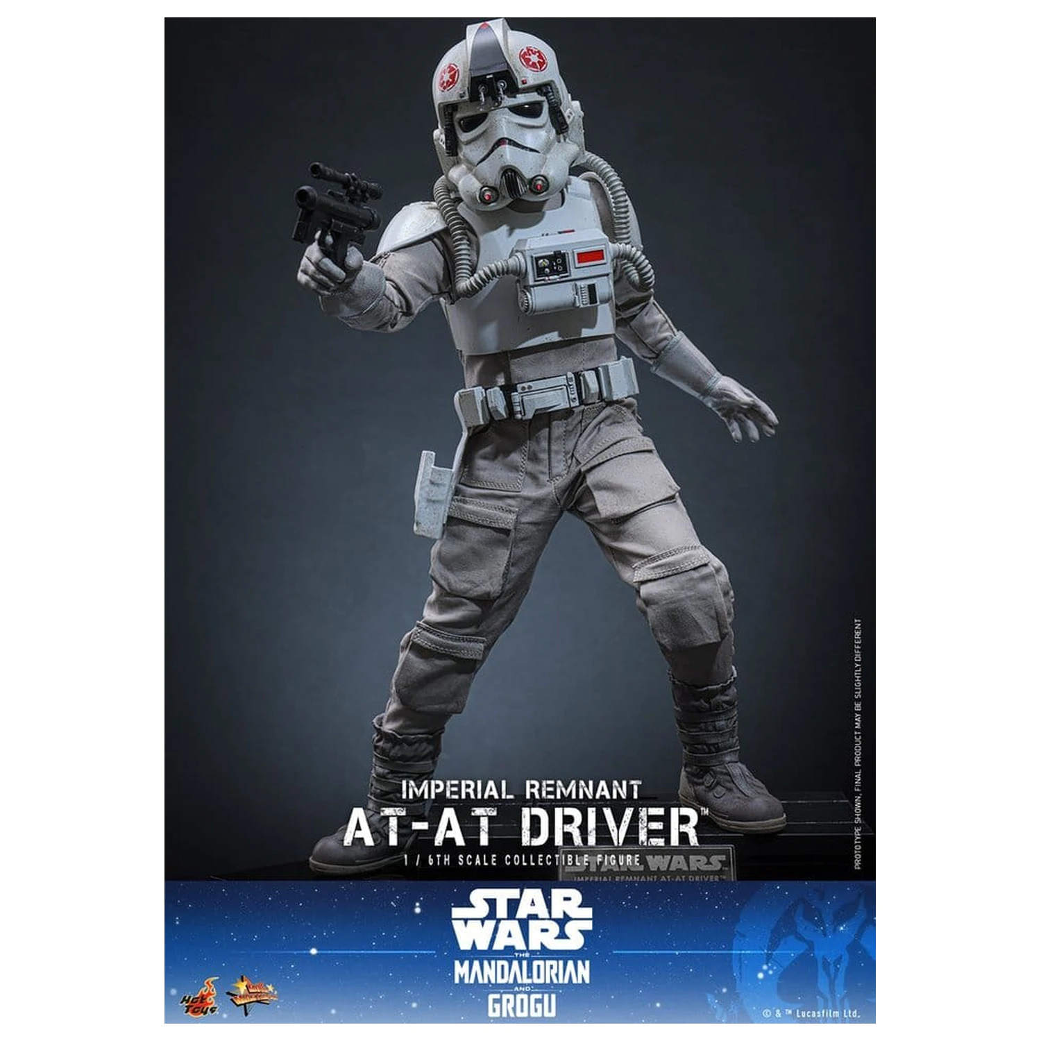 Star Wars Movie Masterpiece Akcijska figura 1/6 Imperial Remnant AT-AT Driver 30 cm fotografija proizvoda
