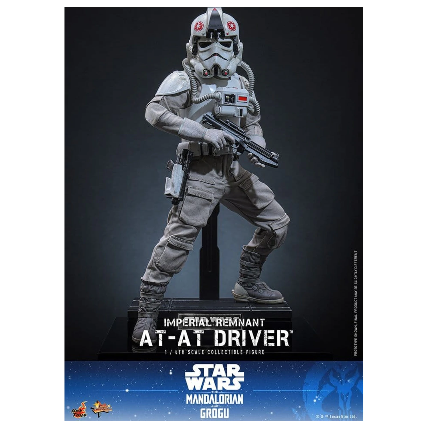 Star Wars Movie Masterpiece Akcijska figura 1/6 Imperial Remnant AT-AT Driver 30 cm fotografija proizvoda