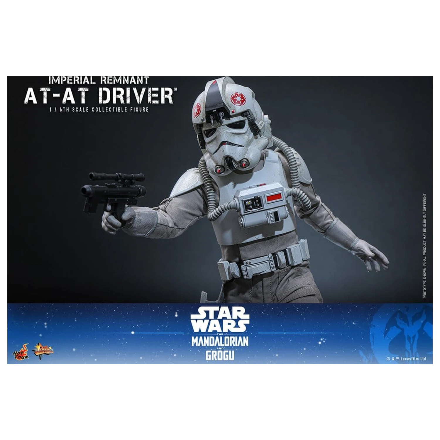 Star Wars Movie Masterpiece Akcijska figura 1/6 Imperial Remnant AT-AT Driver 30 cm fotografija proizvoda