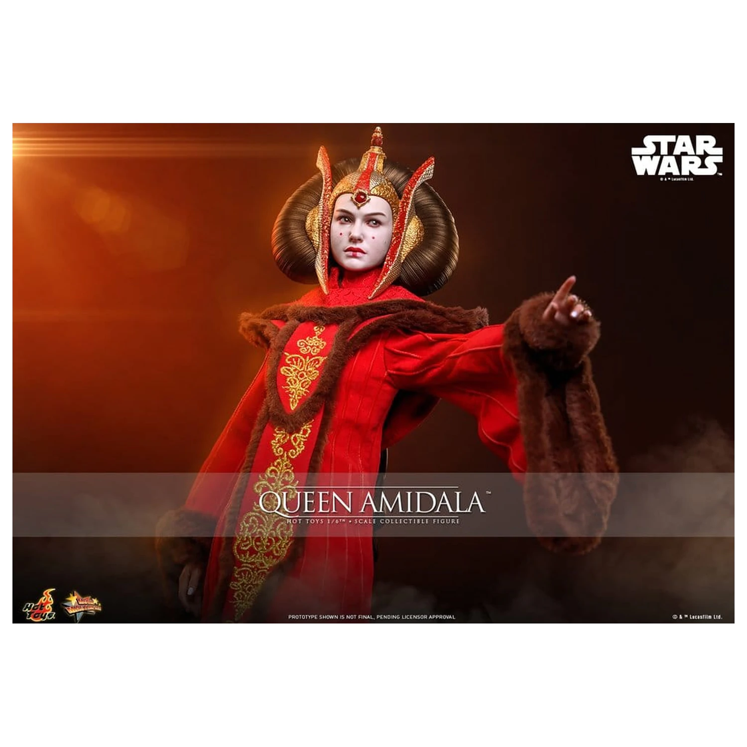 Star Wars Movie Masterpiece akcijska figura 1/6 Queen Amidala 28 cm fotografija proizvoda