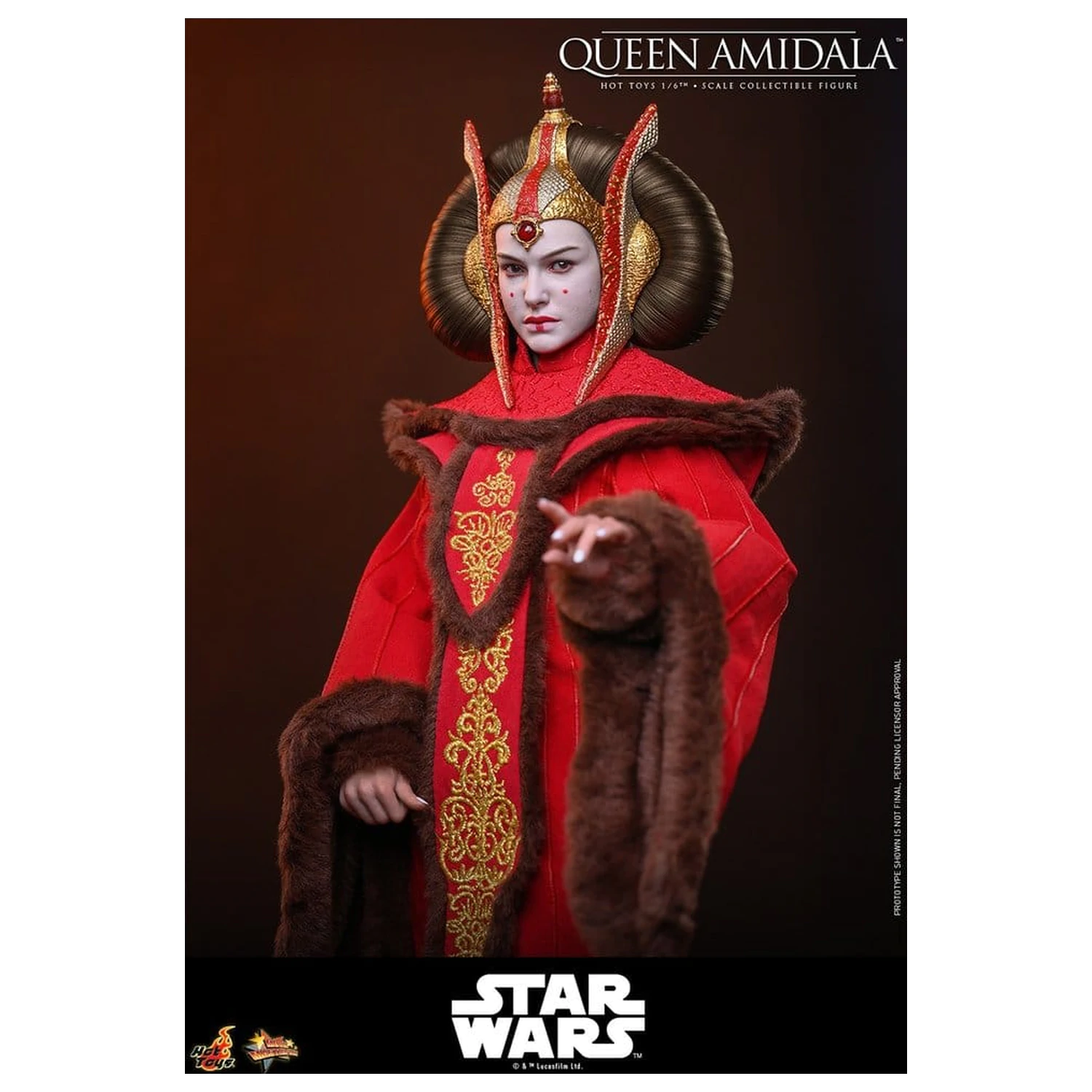 Star Wars Movie Masterpiece akcijska figura 1/6 Queen Amidala 28 cm fotografija proizvoda