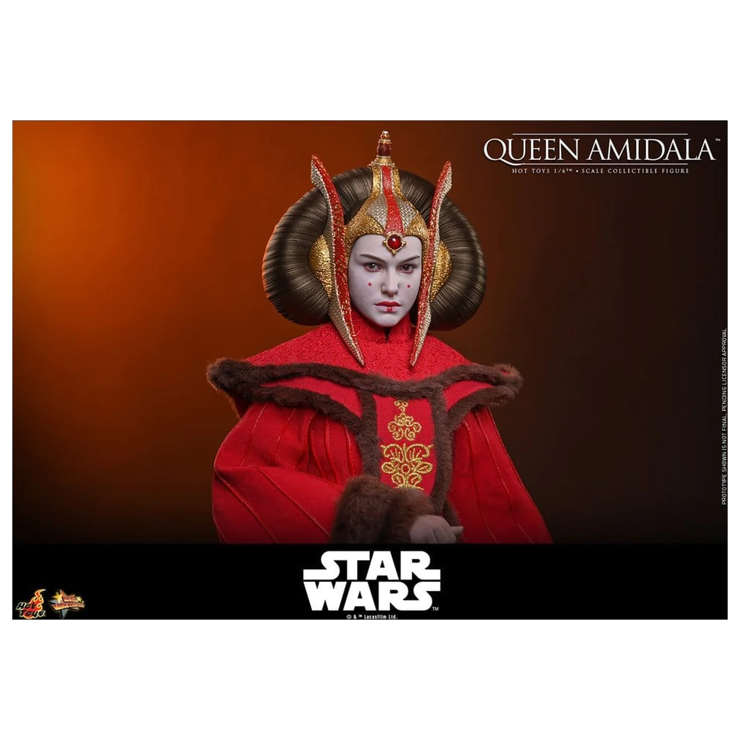 Star Wars Movie Masterpiece akcijska figura 1/6 Queen Amidala 28 cm fotografija proizvoda