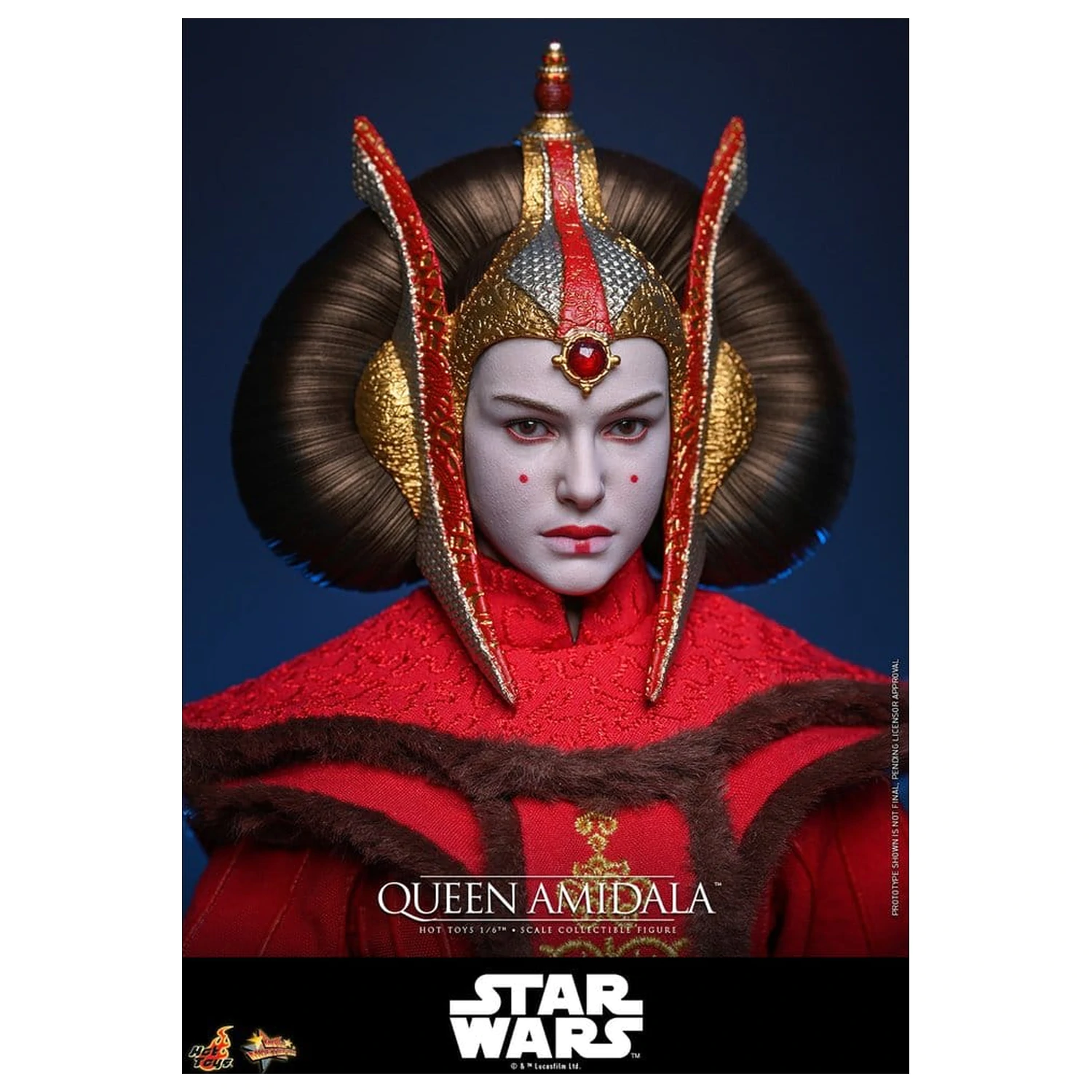 Star Wars Movie Masterpiece akcijska figura 1/6 Queen Amidala 28 cm fotografija proizvoda