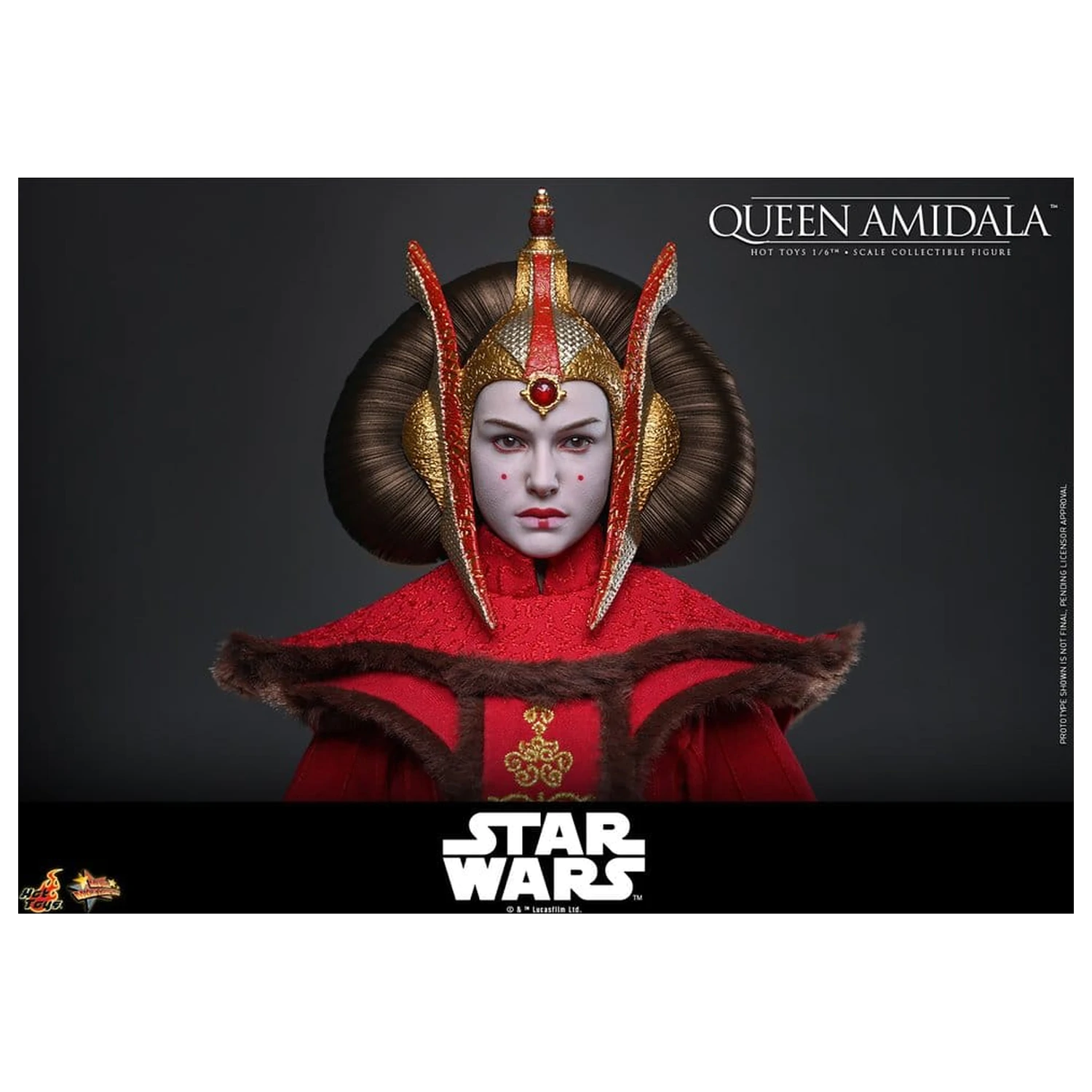 Star Wars Movie Masterpiece akcijska figura 1/6 Queen Amidala 28 cm fotografija proizvoda