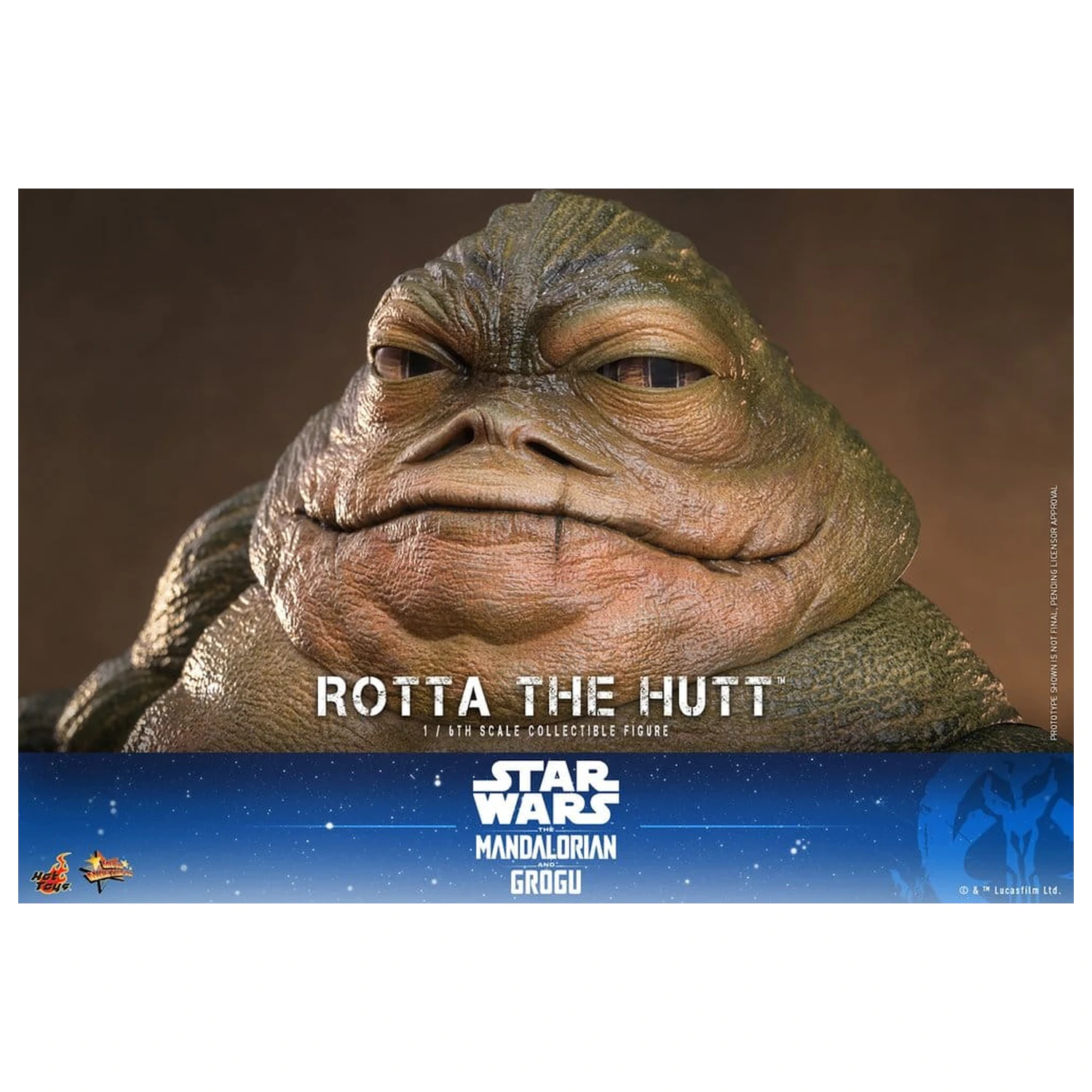 Star Wars Movie Masterpiece Akcijska figura 1/6 Rotta The Hutt 32 cm fotografija proizvoda