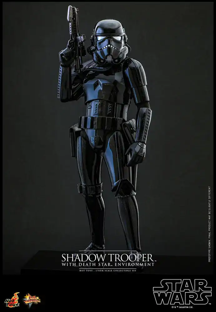 Star Wars Movie Masterpiece akcijska figura 1/6 Shadow Trooper with Death Star Environment 30 cm fotografija proizvoda