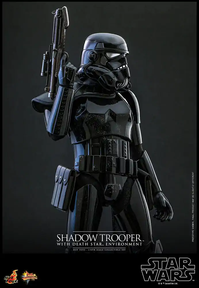 Star Wars Movie Masterpiece akcijska figura 1/6 Shadow Trooper with Death Star Environment 30 cm fotografija proizvoda