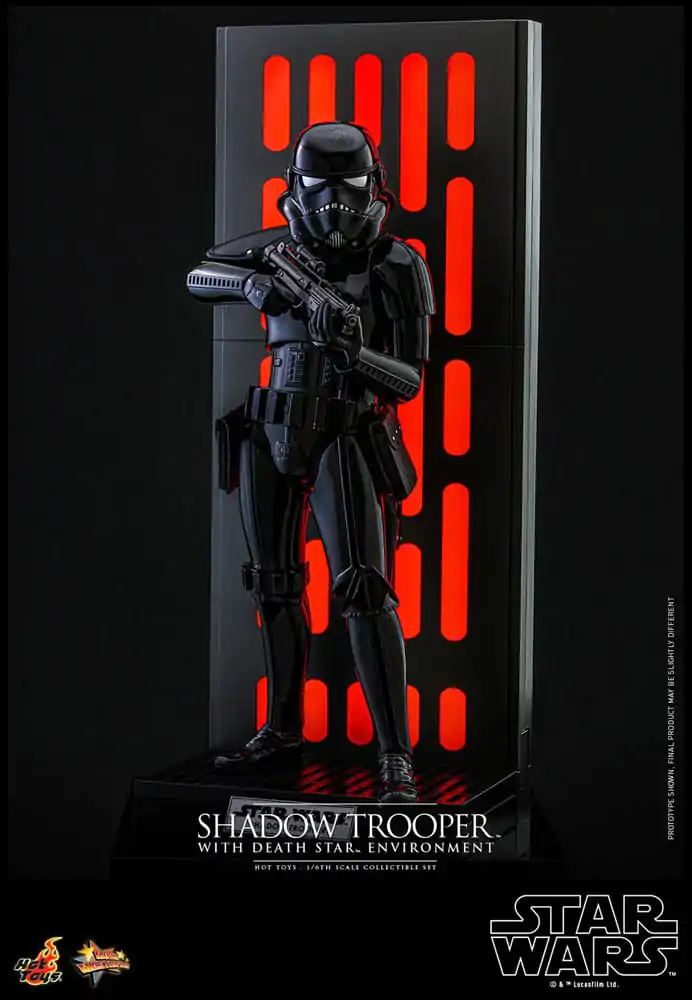 Star Wars Movie Masterpiece akcijska figura 1/6 Shadow Trooper with Death Star Environment 30 cm fotografija proizvoda