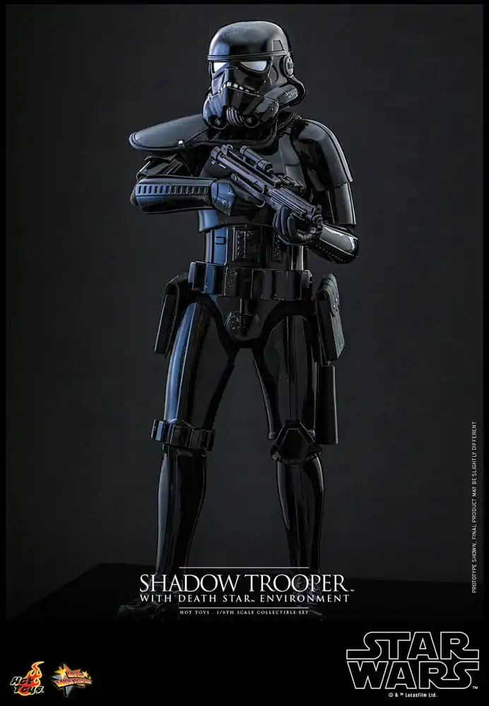 Star Wars Movie Masterpiece akcijska figura 1/6 Shadow Trooper with Death Star Environment 30 cm fotografija proizvoda