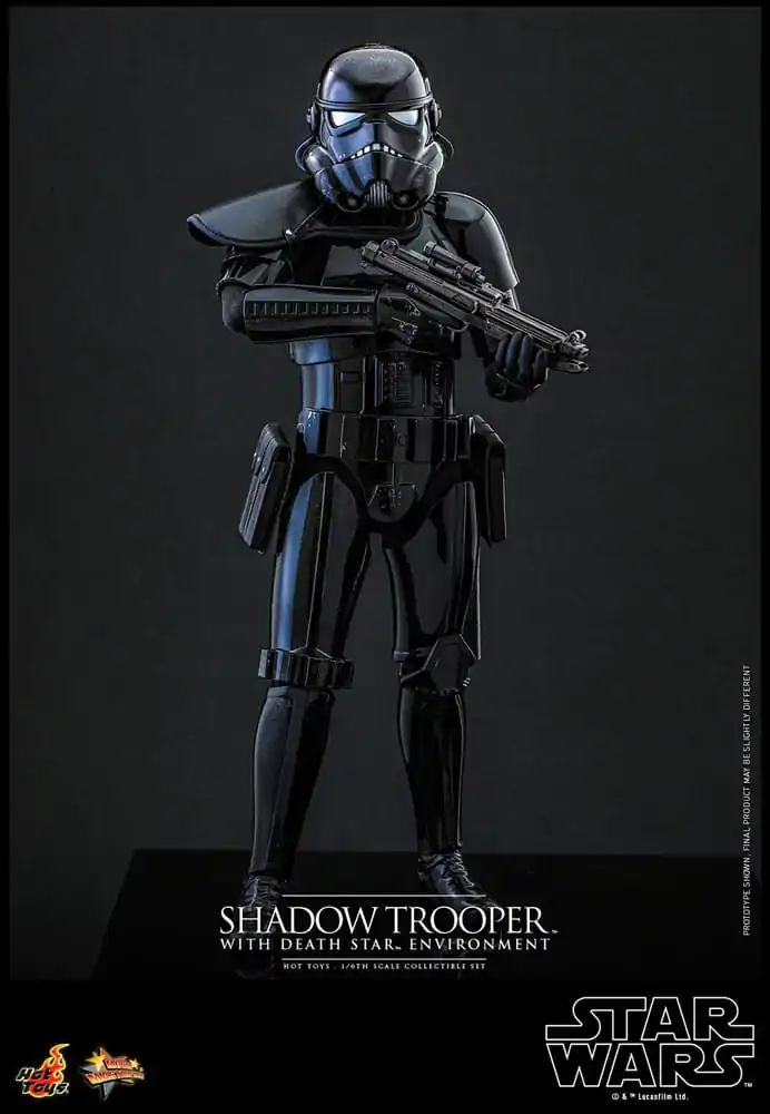 Star Wars Movie Masterpiece akcijska figura 1/6 Shadow Trooper with Death Star Environment 30 cm fotografija proizvoda