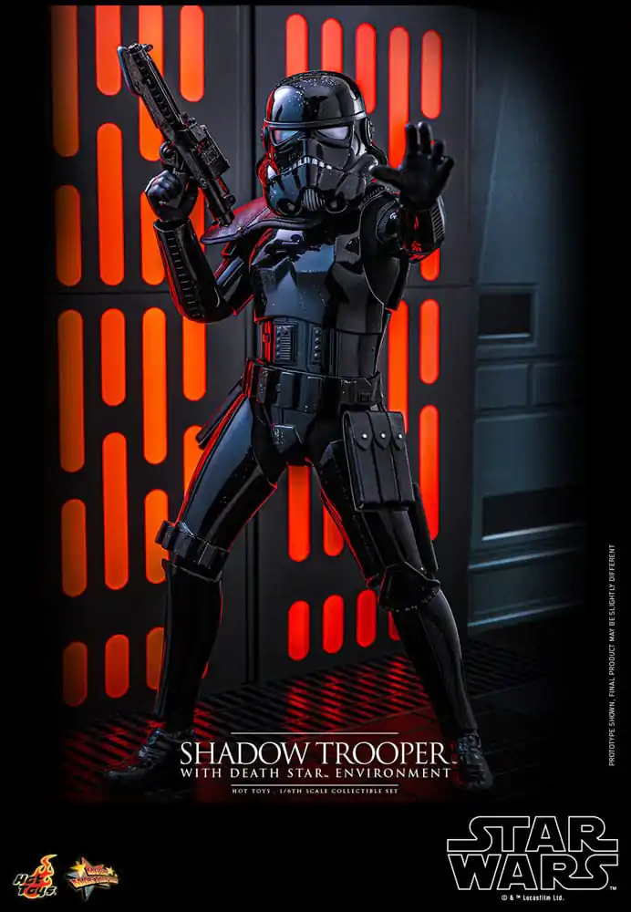 Star Wars Movie Masterpiece akcijska figura 1/6 Shadow Trooper with Death Star Environment 30 cm fotografija proizvoda