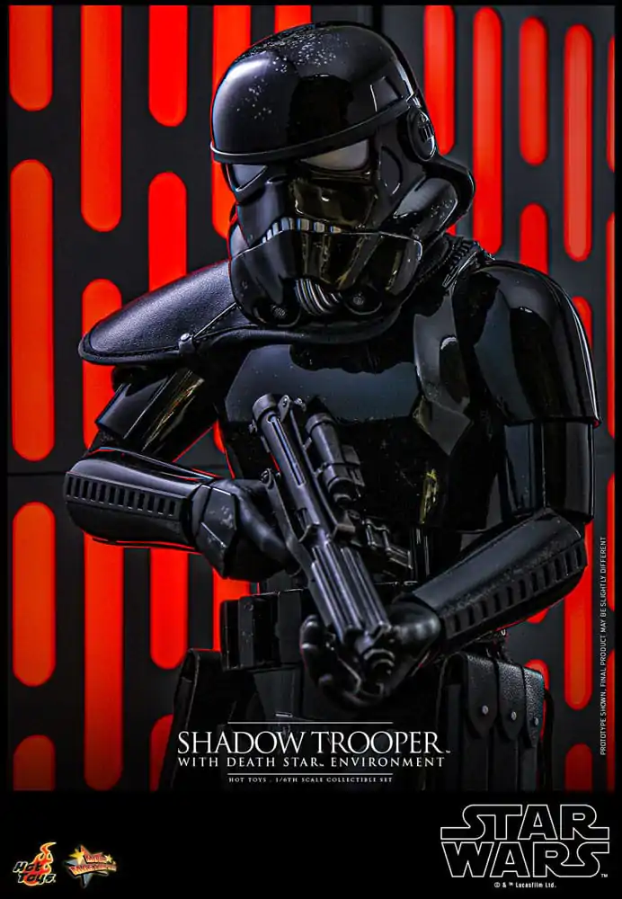 Star Wars Movie Masterpiece akcijska figura 1/6 Shadow Trooper with Death Star Environment 30 cm fotografija proizvoda