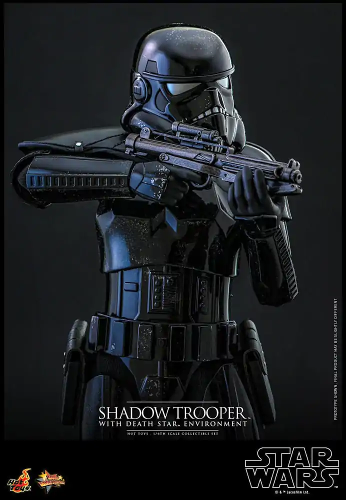 Star Wars Movie Masterpiece akcijska figura 1/6 Shadow Trooper with Death Star Environment 30 cm fotografija proizvoda