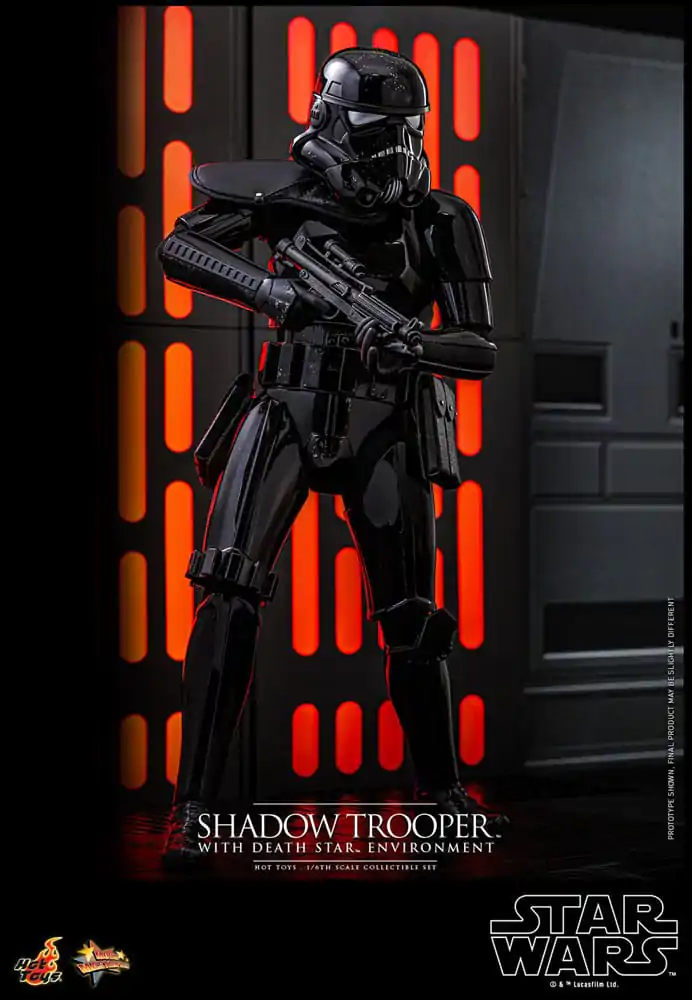 Star Wars Movie Masterpiece akcijska figura 1/6 Shadow Trooper with Death Star Environment 30 cm fotografija proizvoda