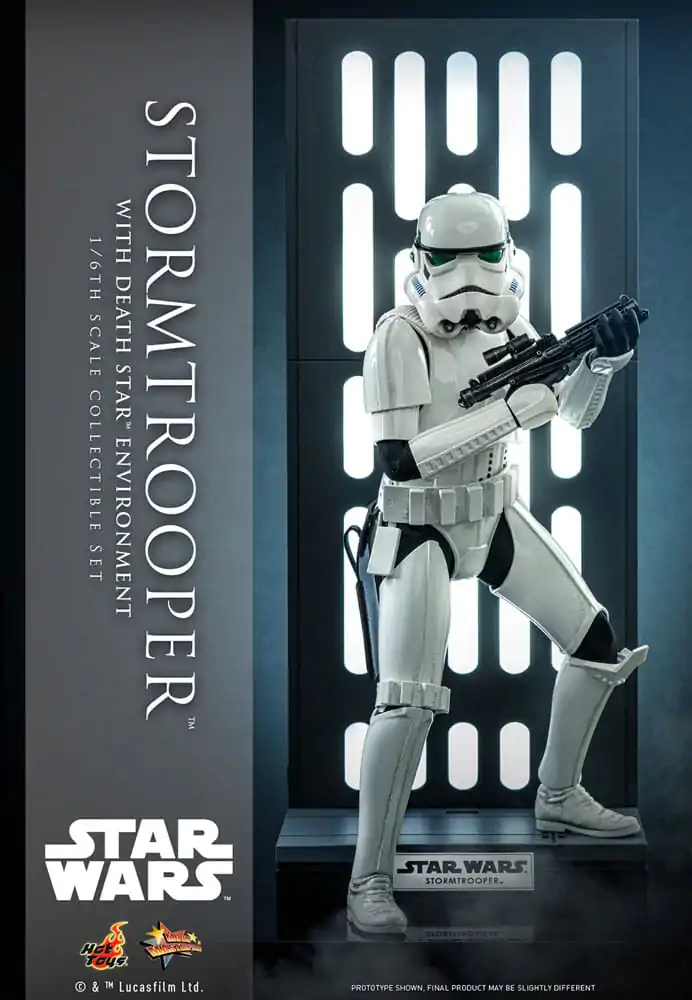 Star Wars Movie Masterpiece akcijska figura 1/6 Stormtrooper with Death Star Environment 30 cm fotografija proizvoda