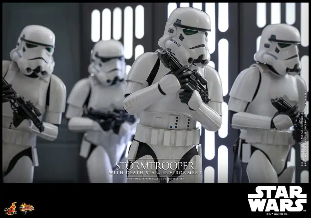 Star Wars Movie Masterpiece akcijska figura 1/6 Stormtrooper with Death Star Environment 30 cm fotografija proizvoda