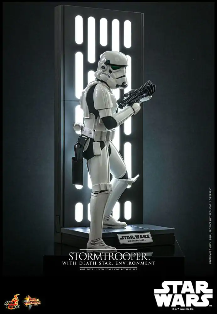 Star Wars Movie Masterpiece akcijska figura 1/6 Stormtrooper with Death Star Environment 30 cm fotografija proizvoda