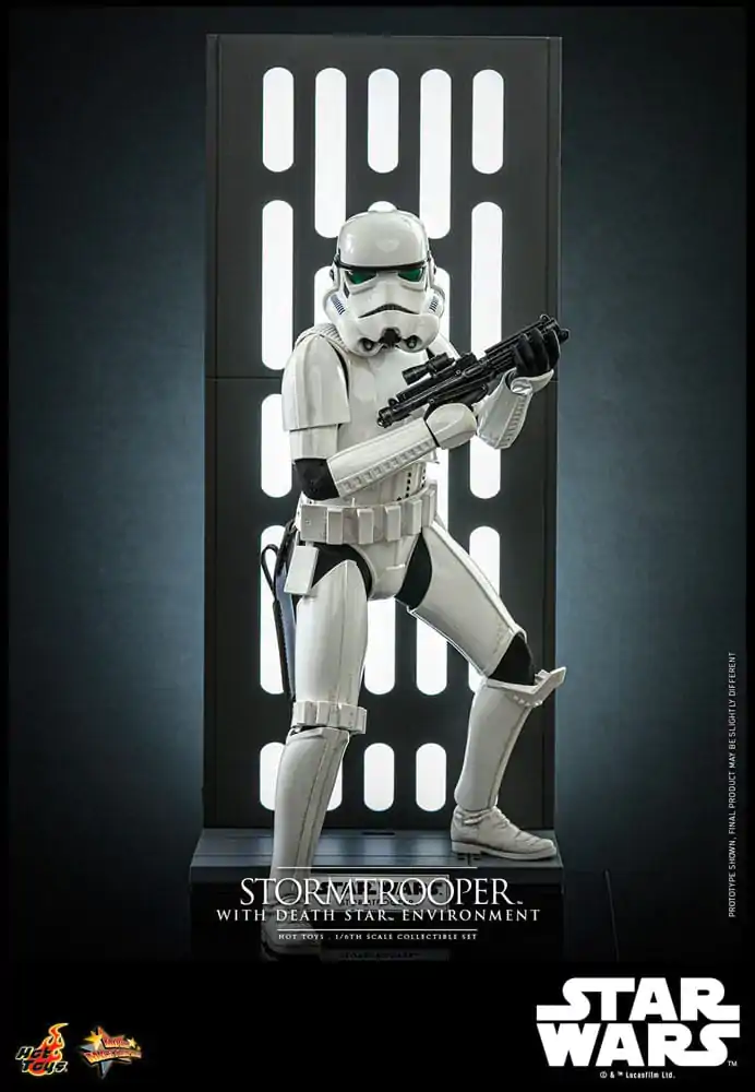 Star Wars Movie Masterpiece akcijska figura 1/6 Stormtrooper with Death Star Environment 30 cm fotografija proizvoda